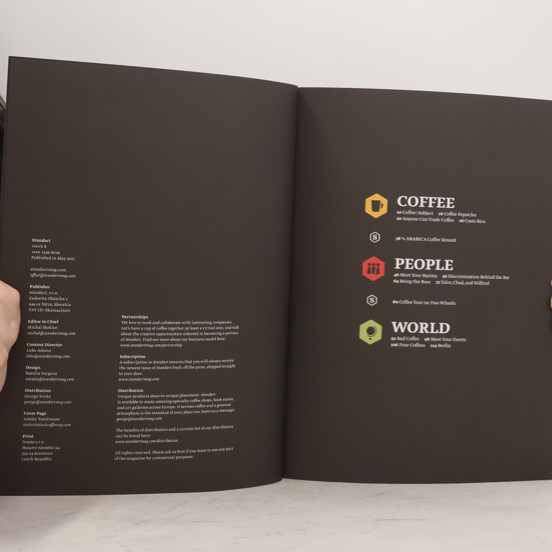 Kolektiv autorů Standart. Standing for the Art of Coffee