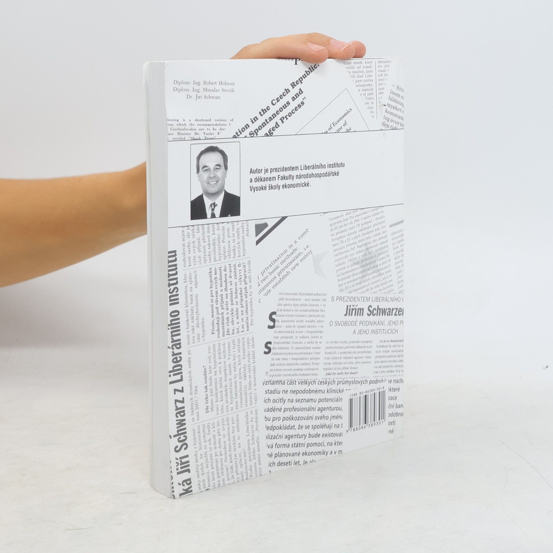 Jiří Schwarz Za liberální řád. Výběr ze studií, statí a článků