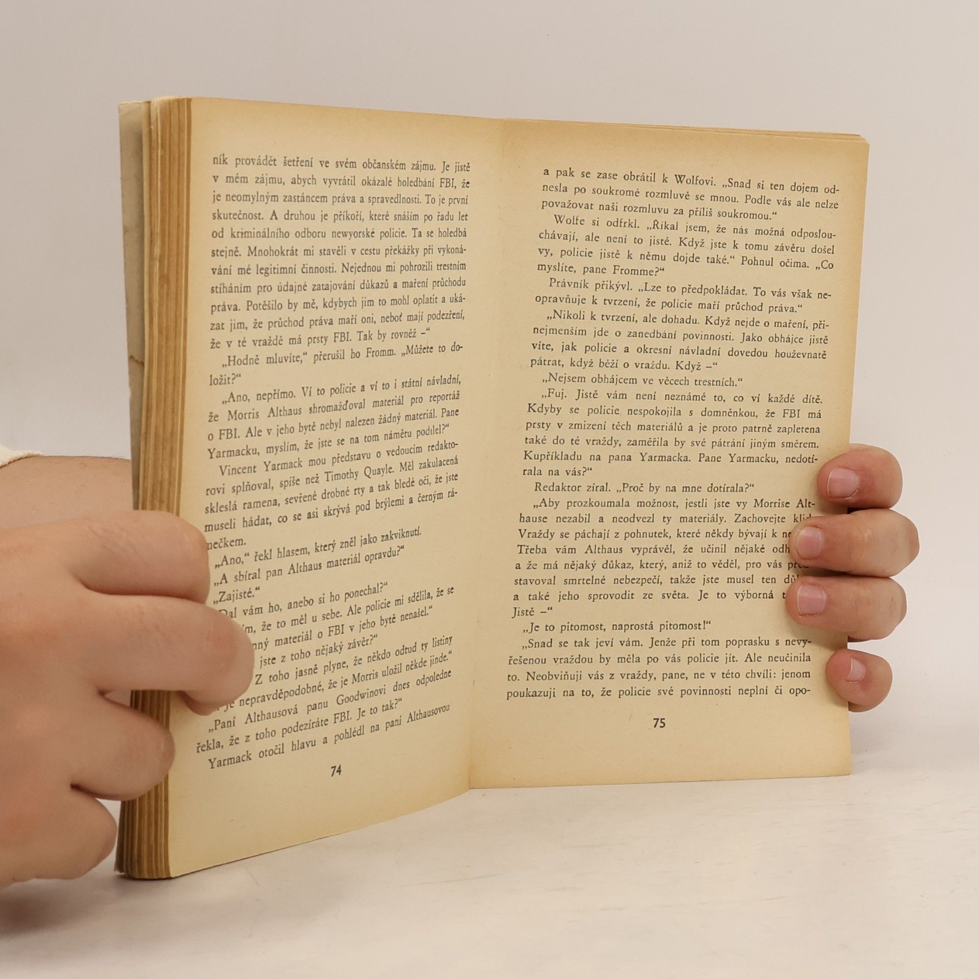 Rex Stout U dveří zazněl zvonek