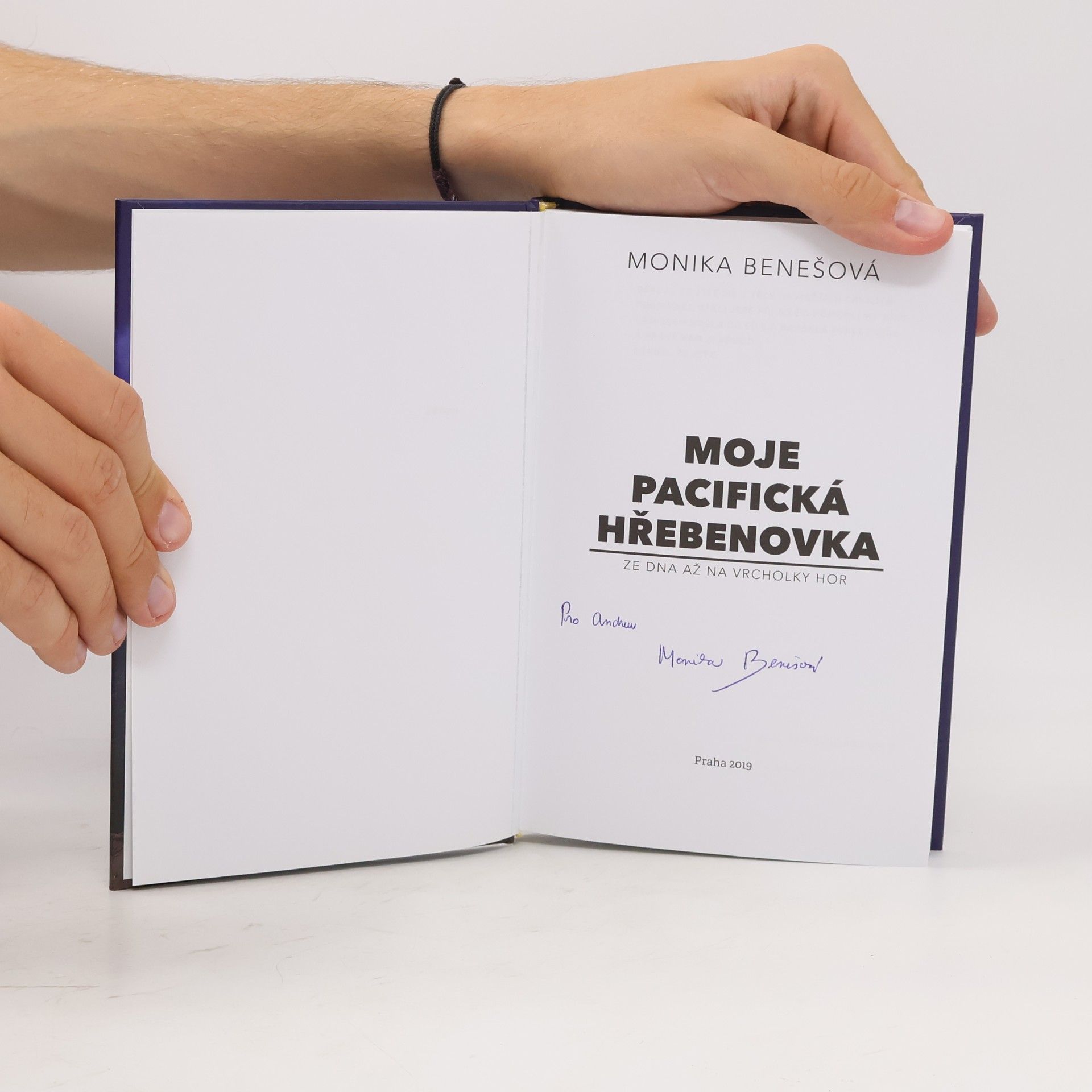 Monika Benešová Moje pacifická hřebenovka