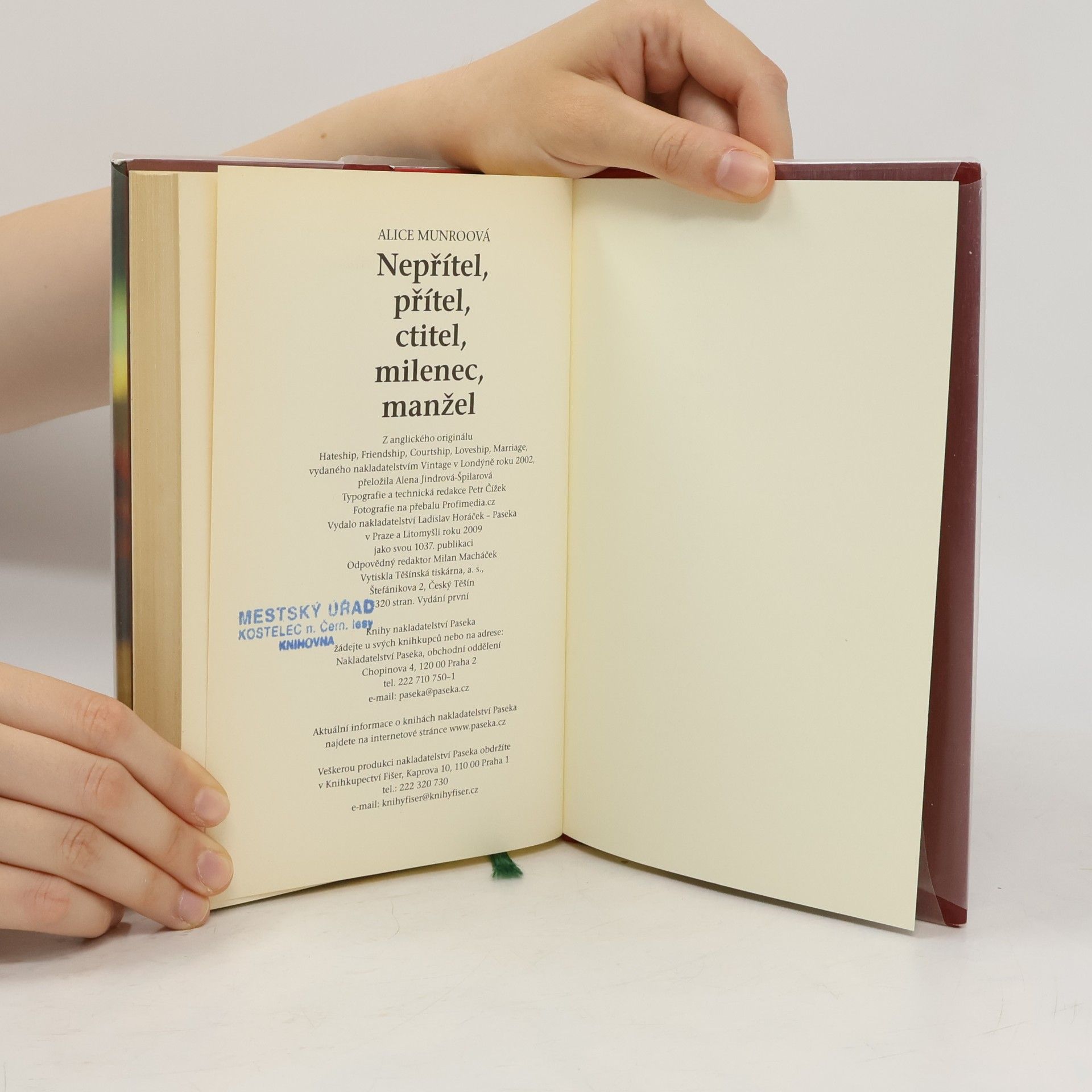 Alice Munro Nepřítel, přítel, ctitel, milenec, manžel