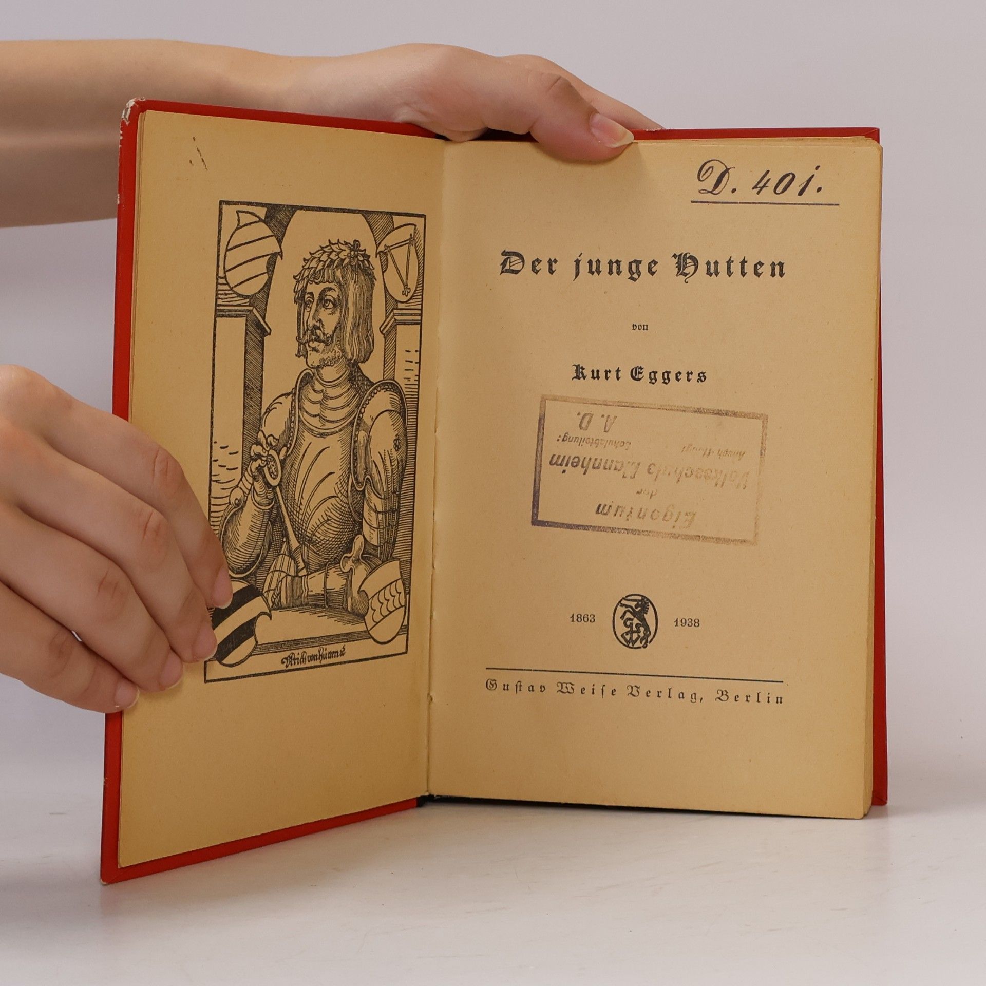 Kurt Eggers Der junge Hutten