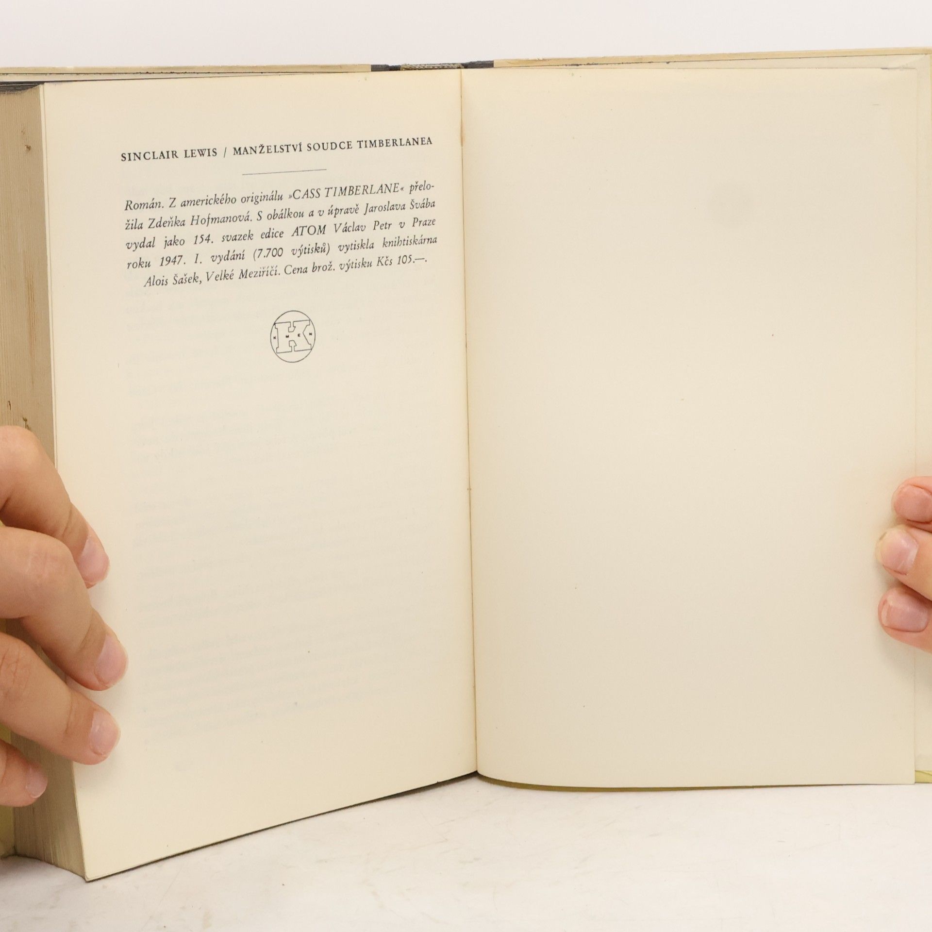 Sinclair Lewis Manželství soudce Timberlanea