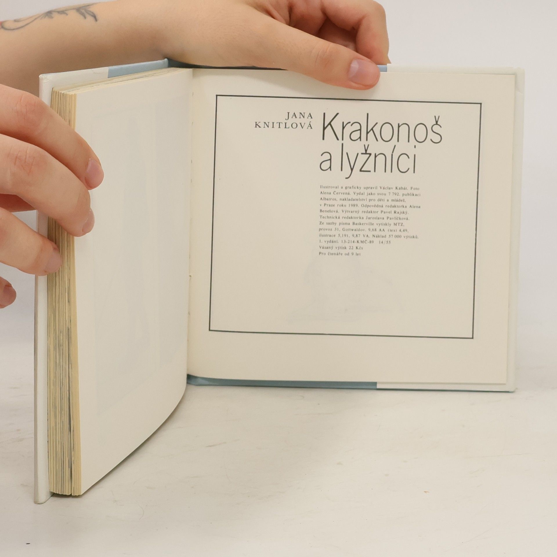 Jana Knitlová Krakonoš a lyžníci