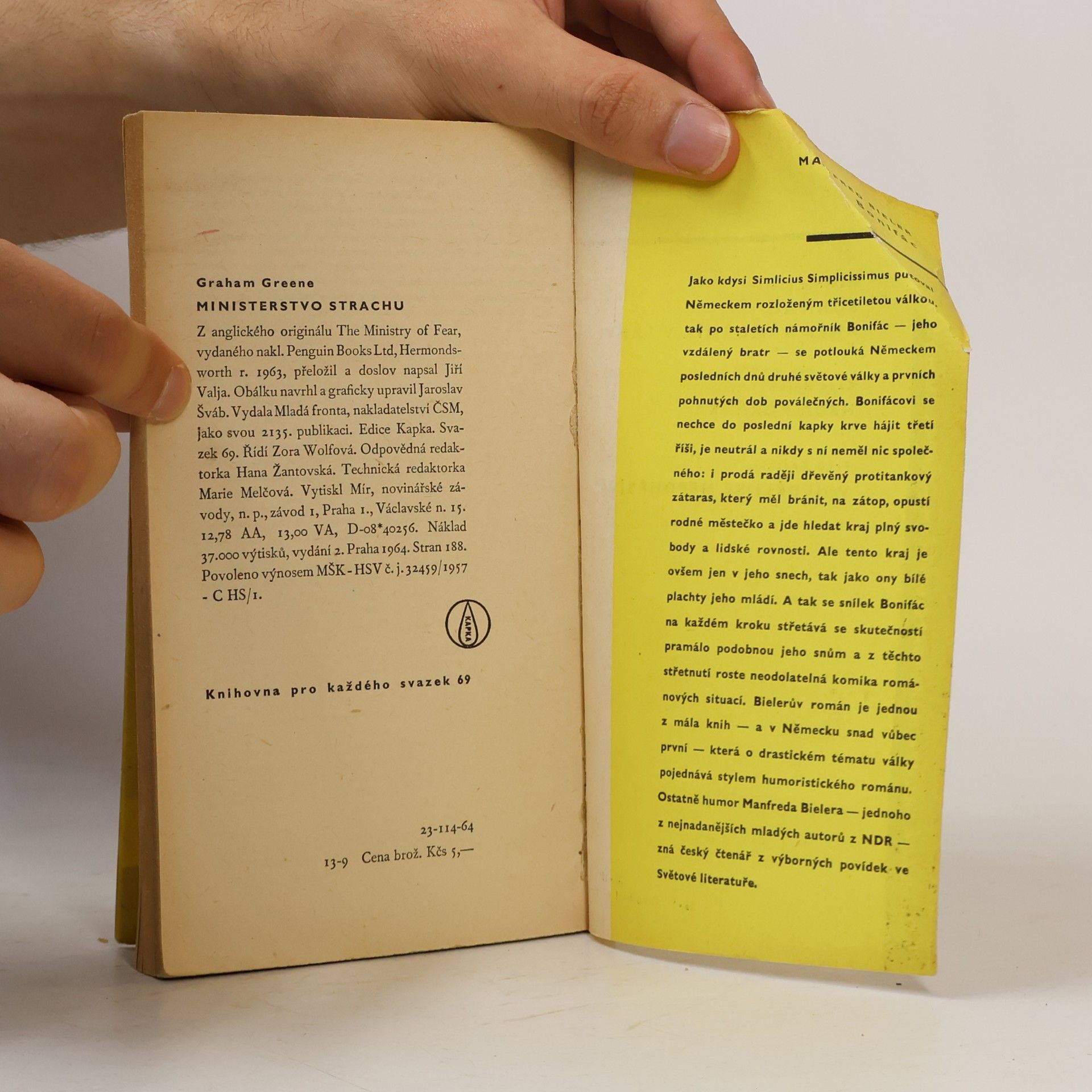 Graham Greene Ministerstvo strachu