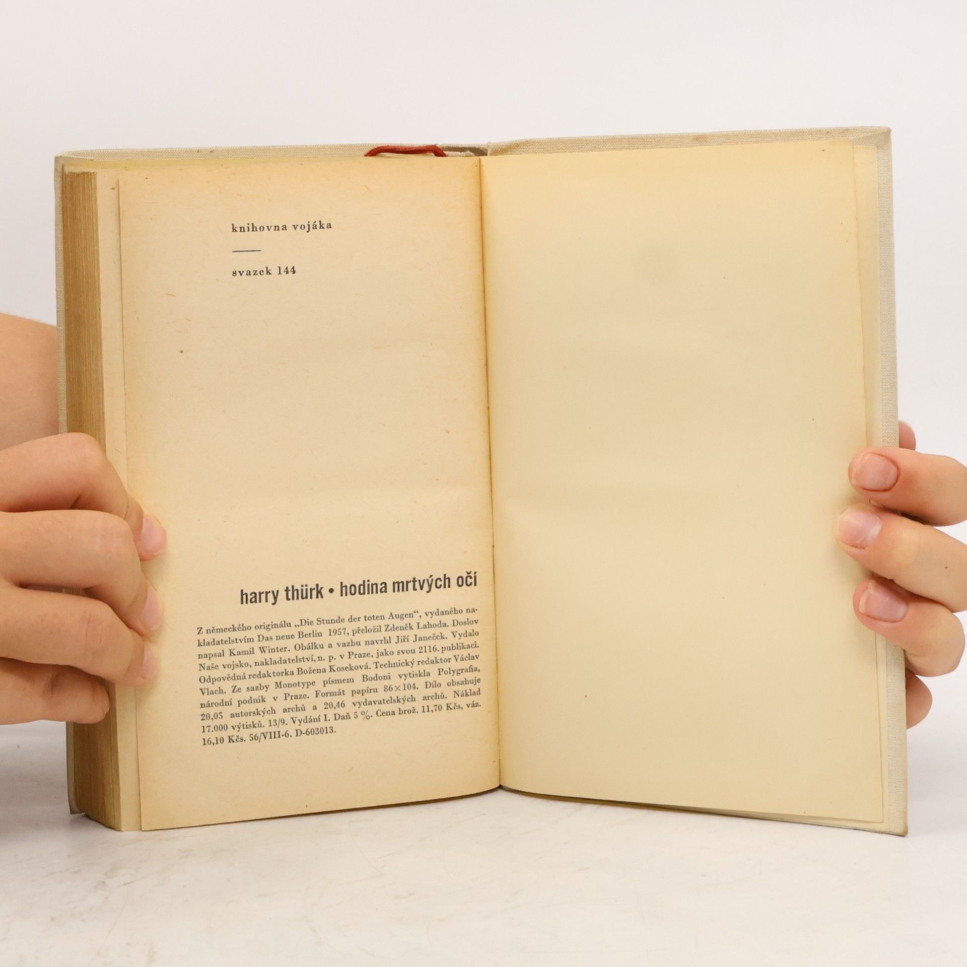 Harry Thürk Hodina mrtvých očí