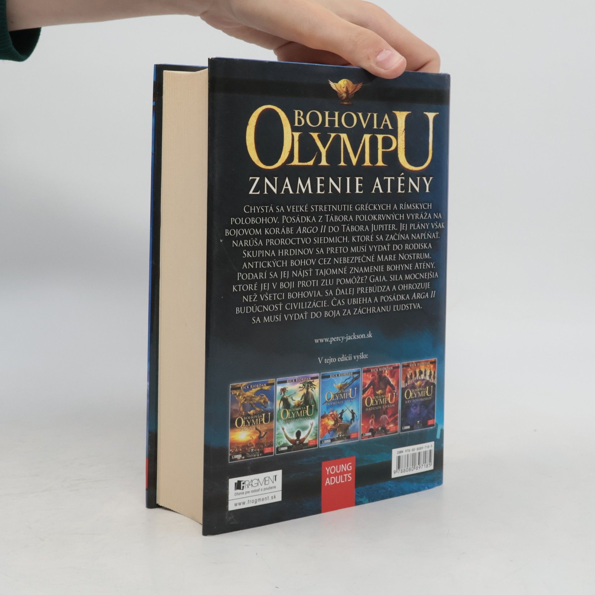 Rick Riordan Bohovia Olympu – Znamenie Atény