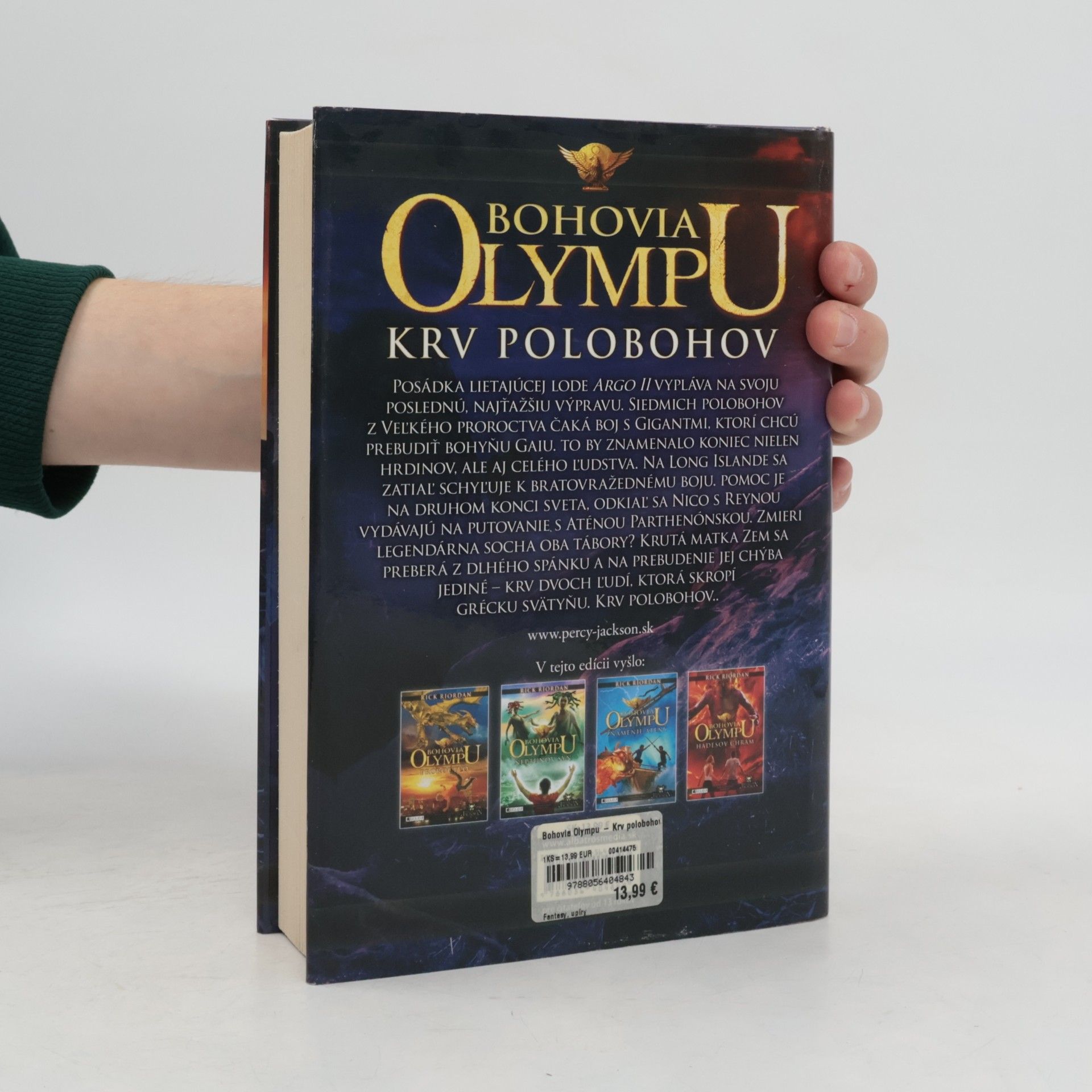 Rick Riordan Krv polobohov