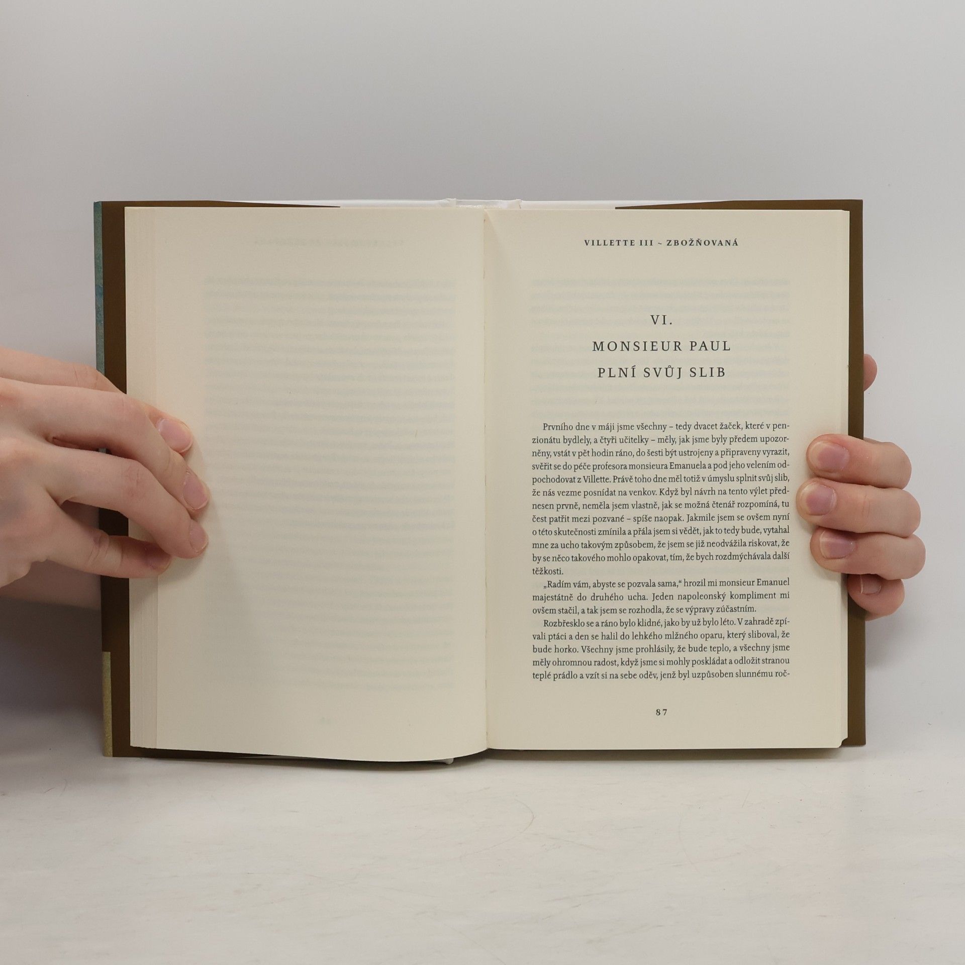 Charlotte Brontë Villette. III, Zbožňovaná