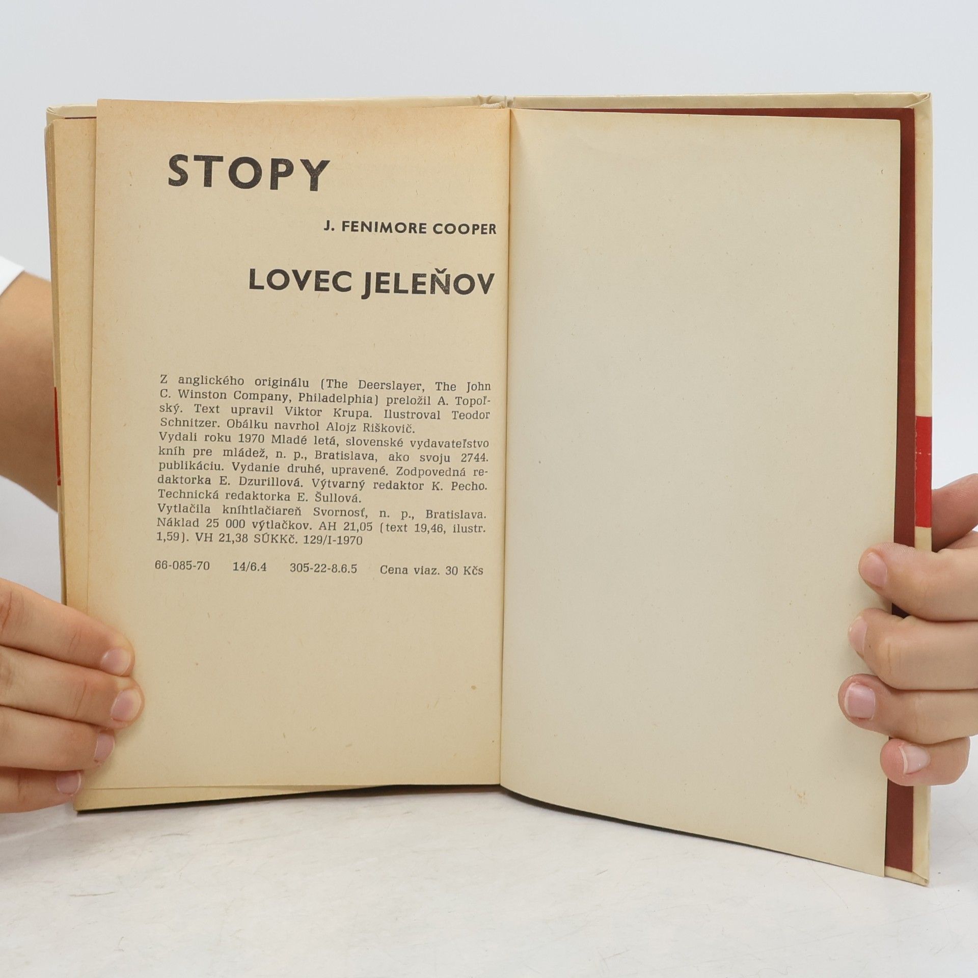 James Fenimore Cooper Lovec jeleňov