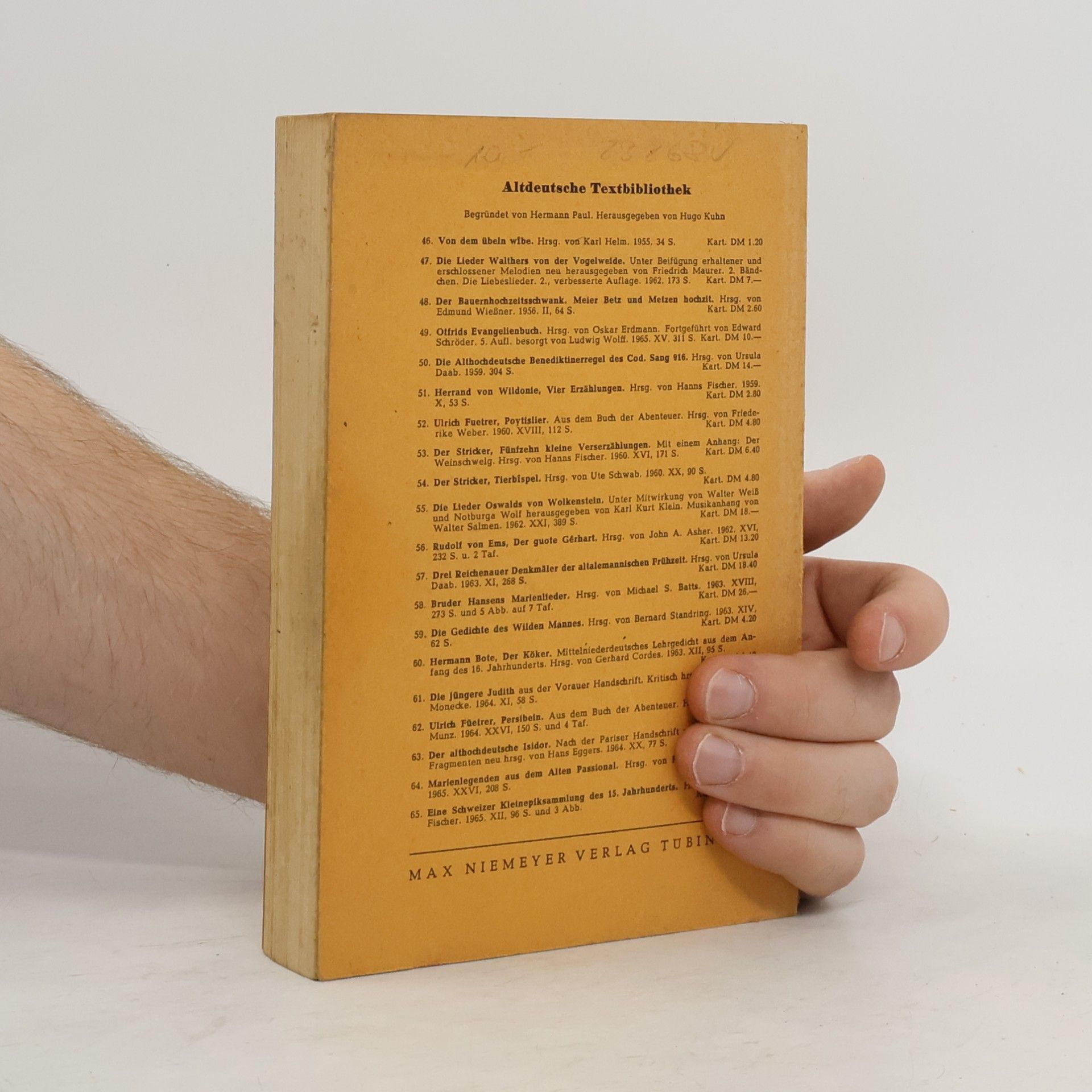 Oskar Erdmann Otfrids Evangelienbuch