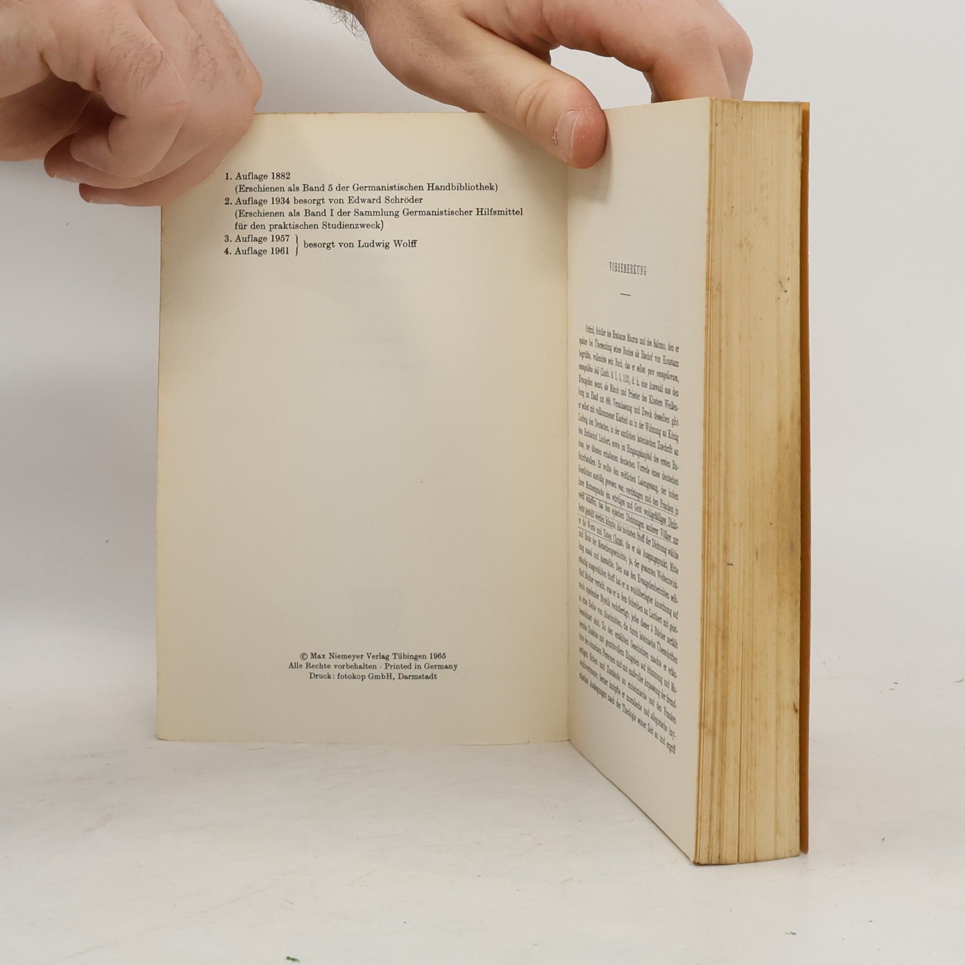 Oskar Erdmann Otfrids Evangelienbuch