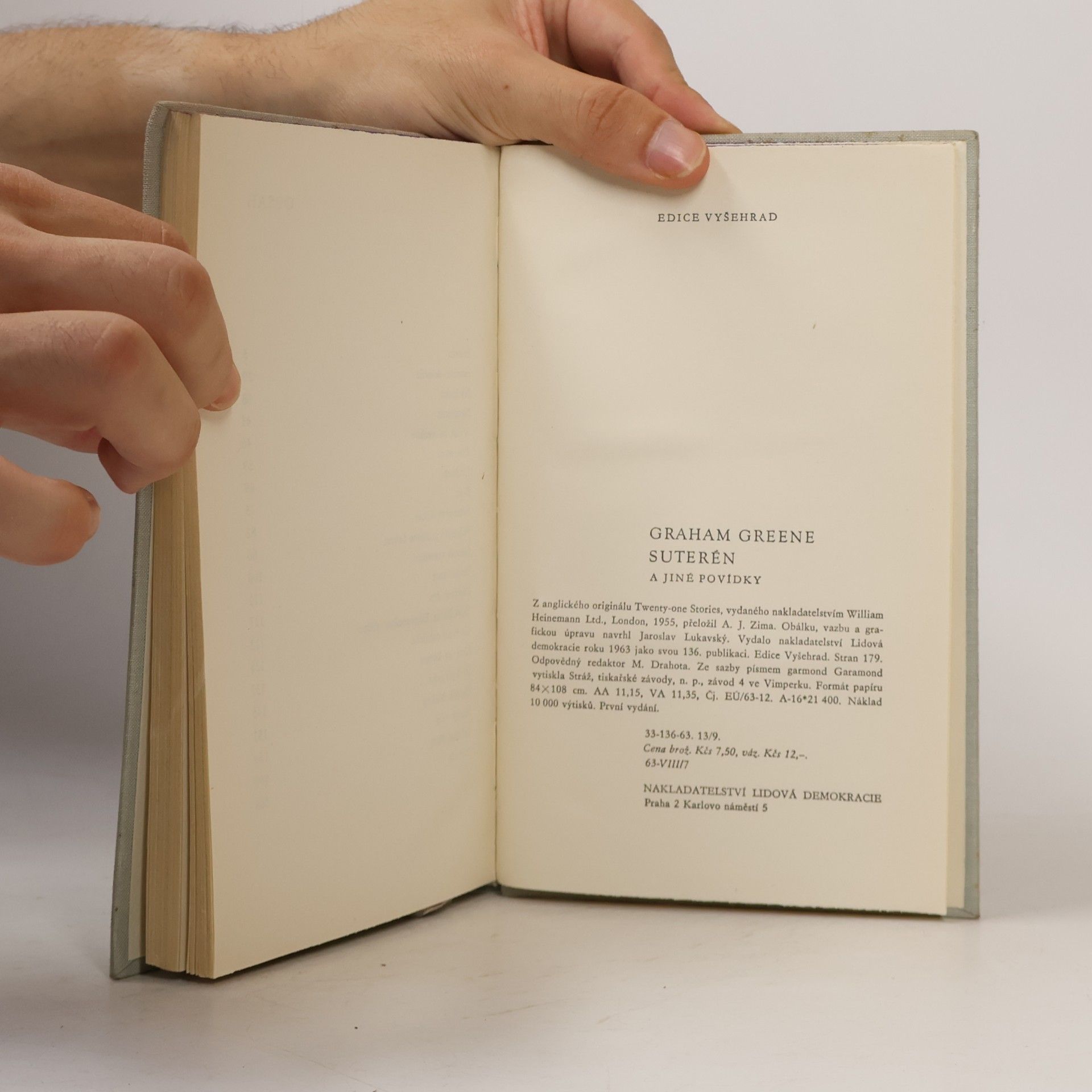 Graham Greene Suterén a jiné povídky