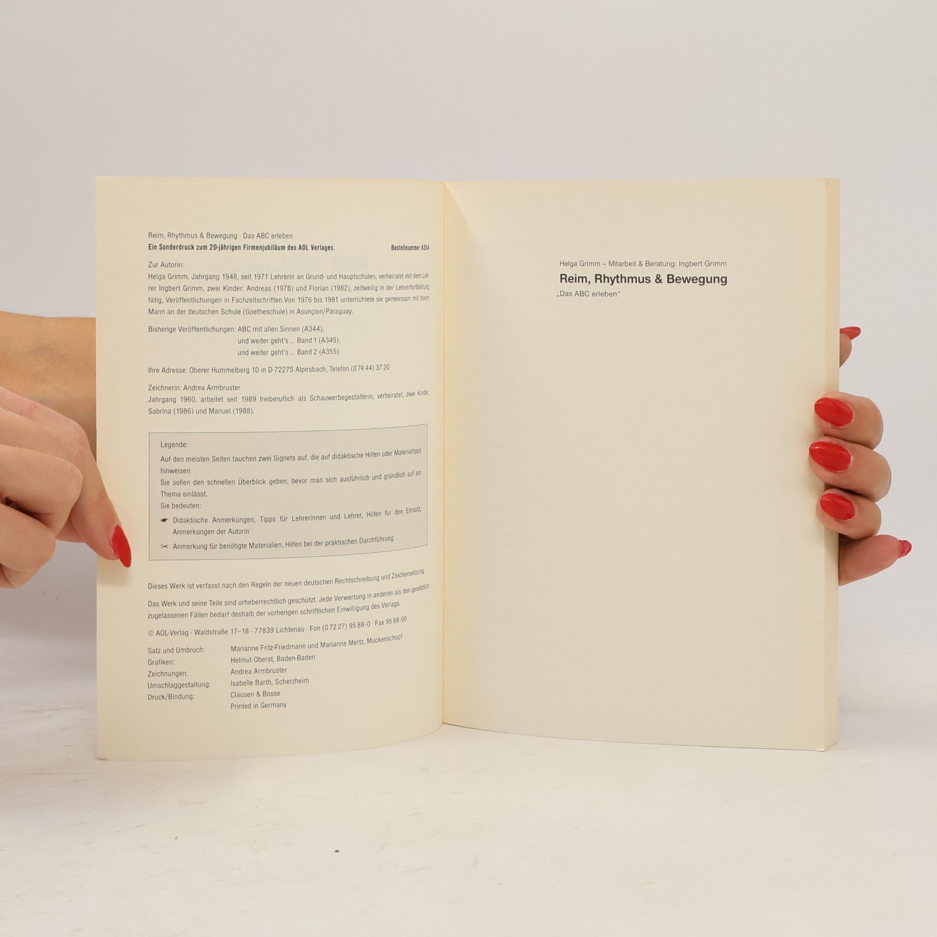 Helga Grimm Reim, Rhythmus & Bewegung