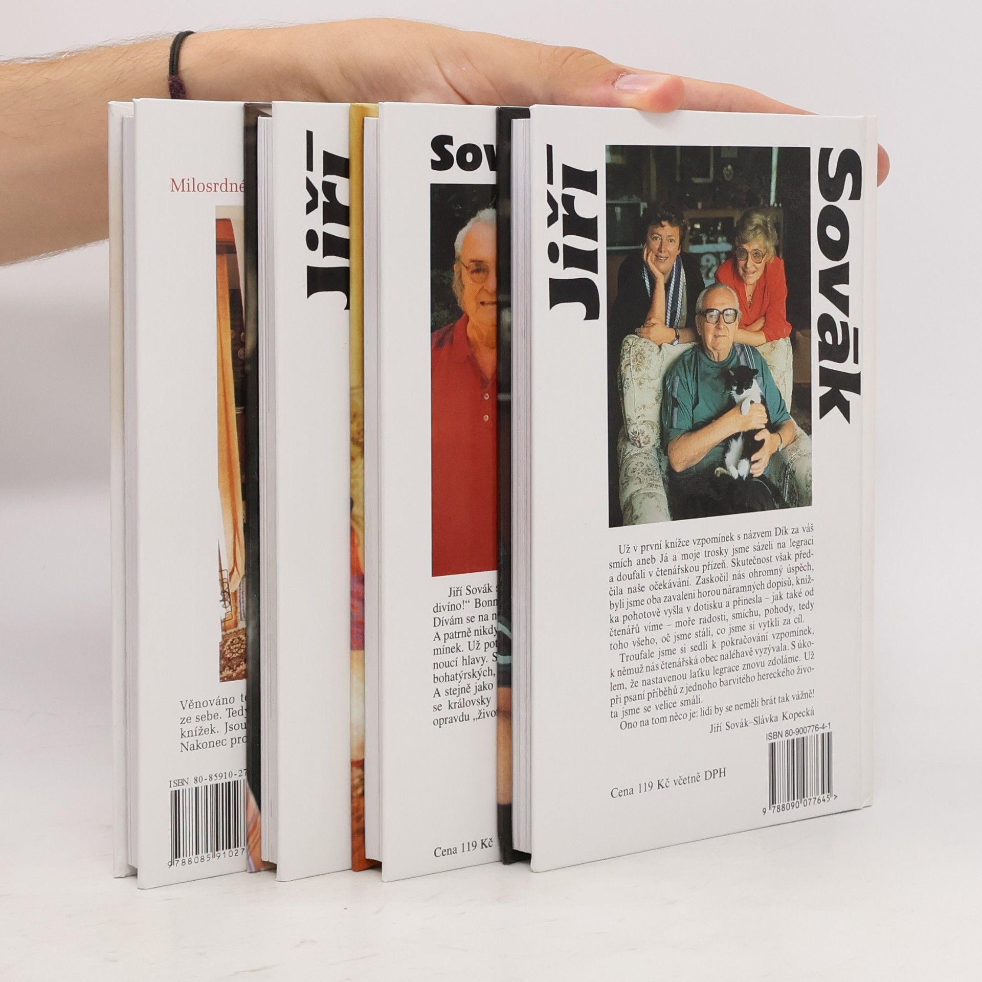 Jiří Sovák Sovákovy sebrané spisy aneb Léčba smíchem (box, 4 svazky)