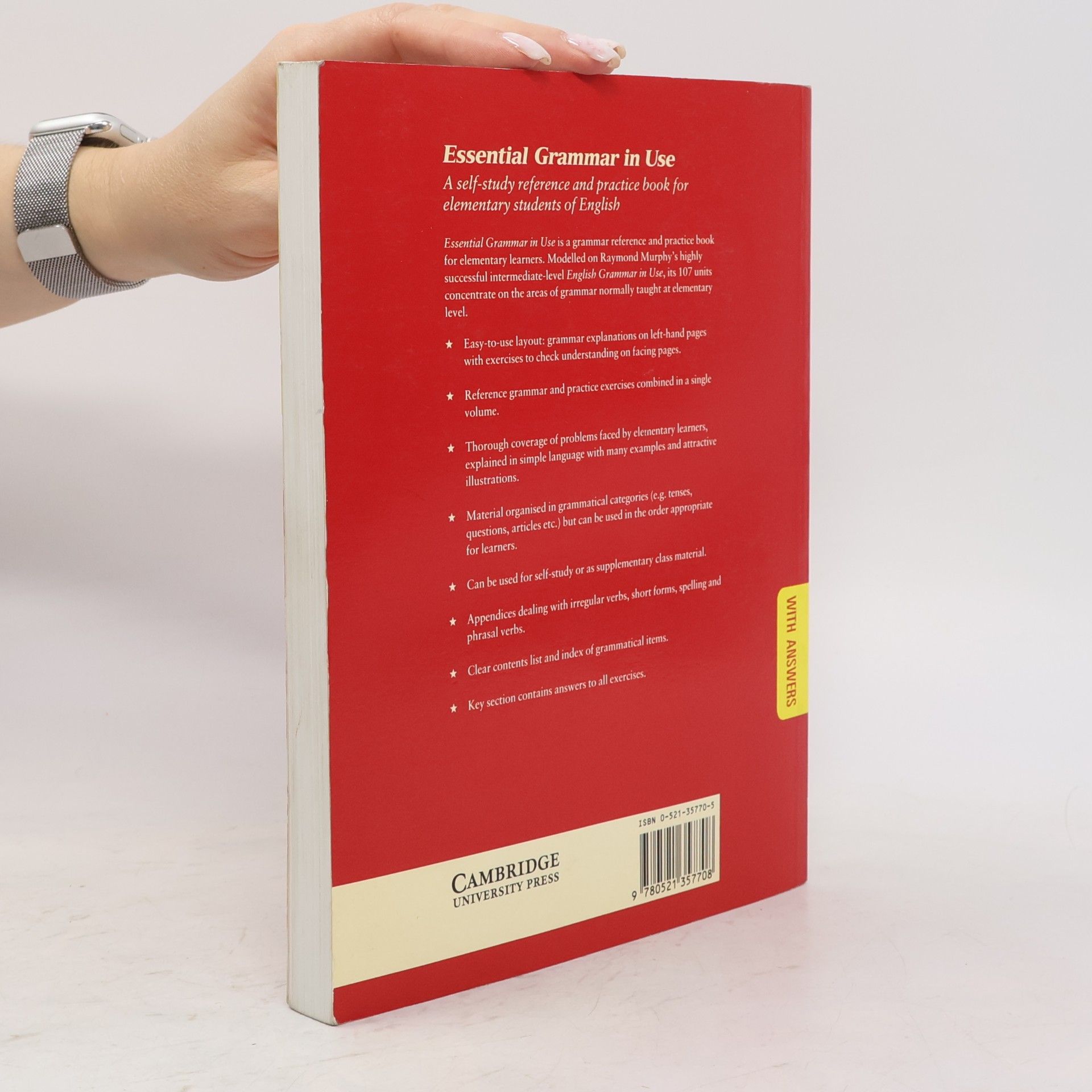 Raymond Murphy Essential Grammar in Use. With answers