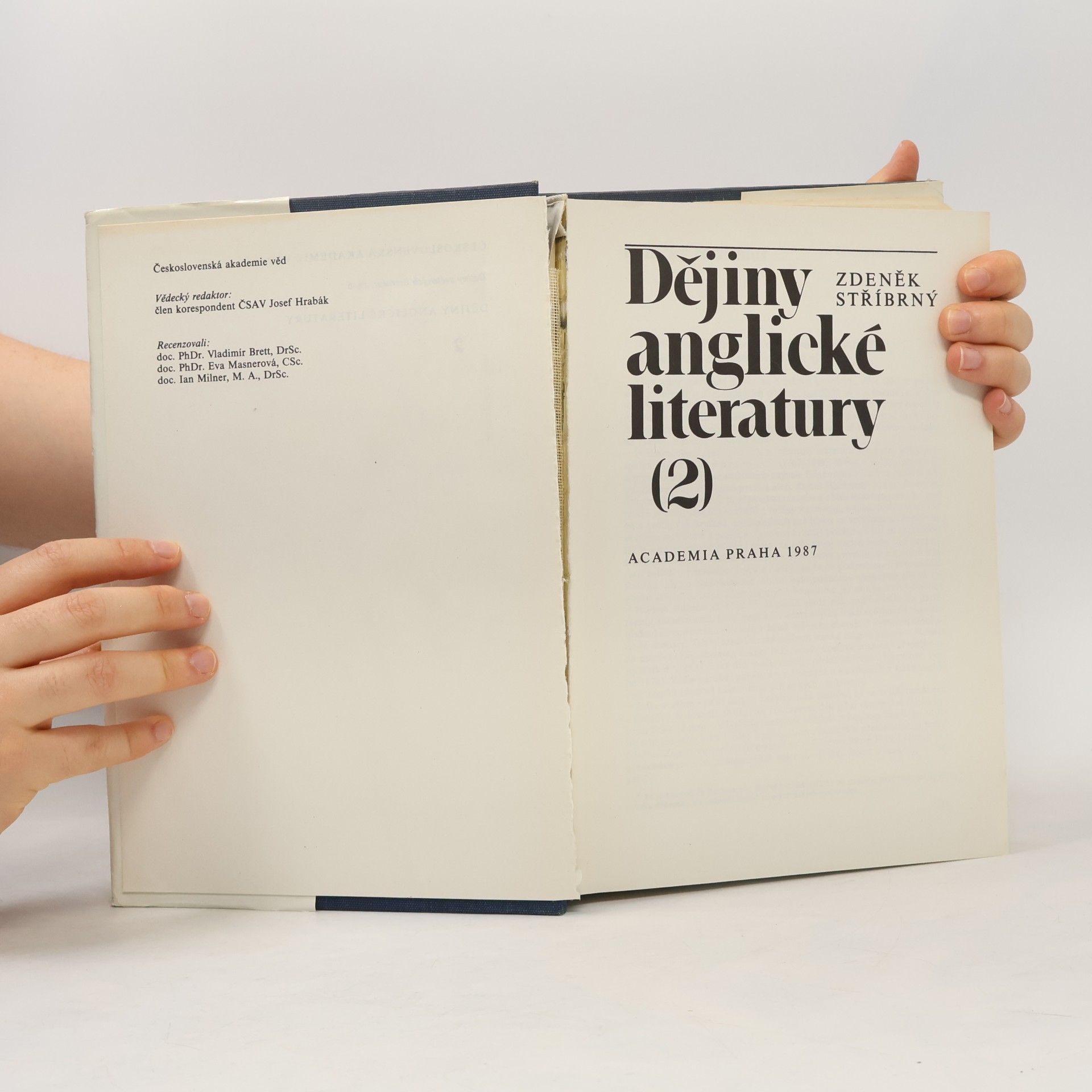 Zdeněk Stříbrný Dějiny anglické literatury 2