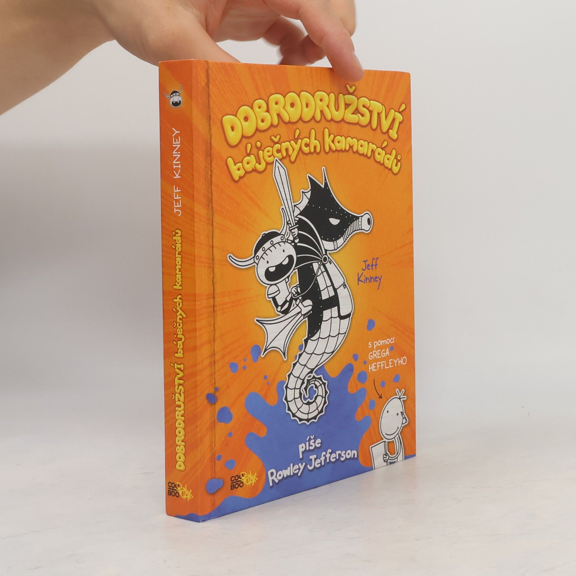 Jeff Kinney Dobrodružství báječných kamarádů. Píše Rowley Jefferson