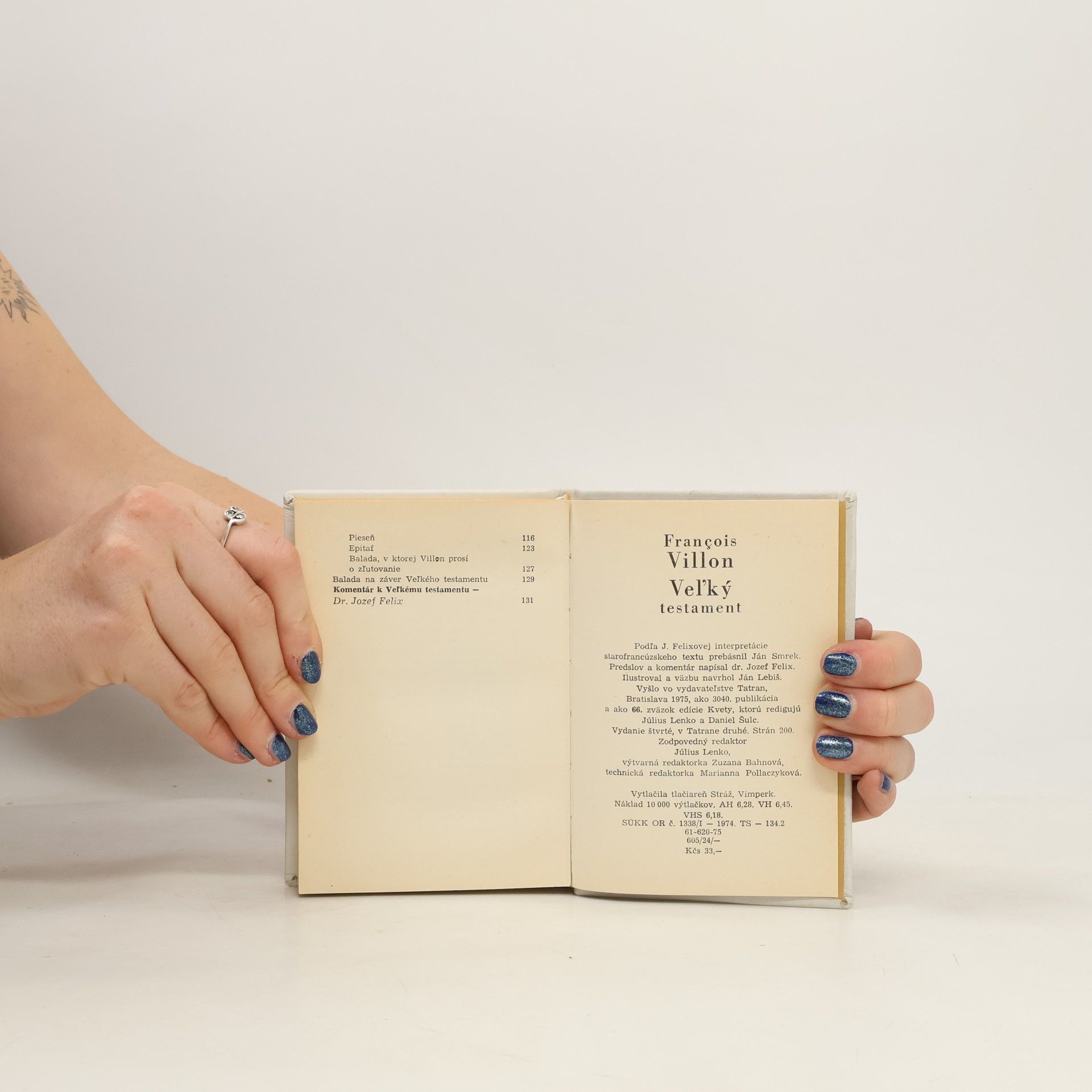 François Villon Veľký Testament