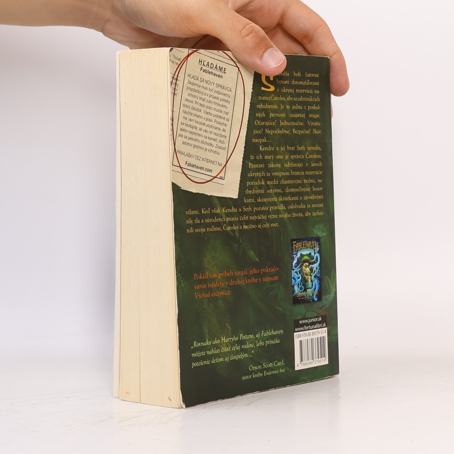Brandon Mull Fablehaven 1. Čaroles