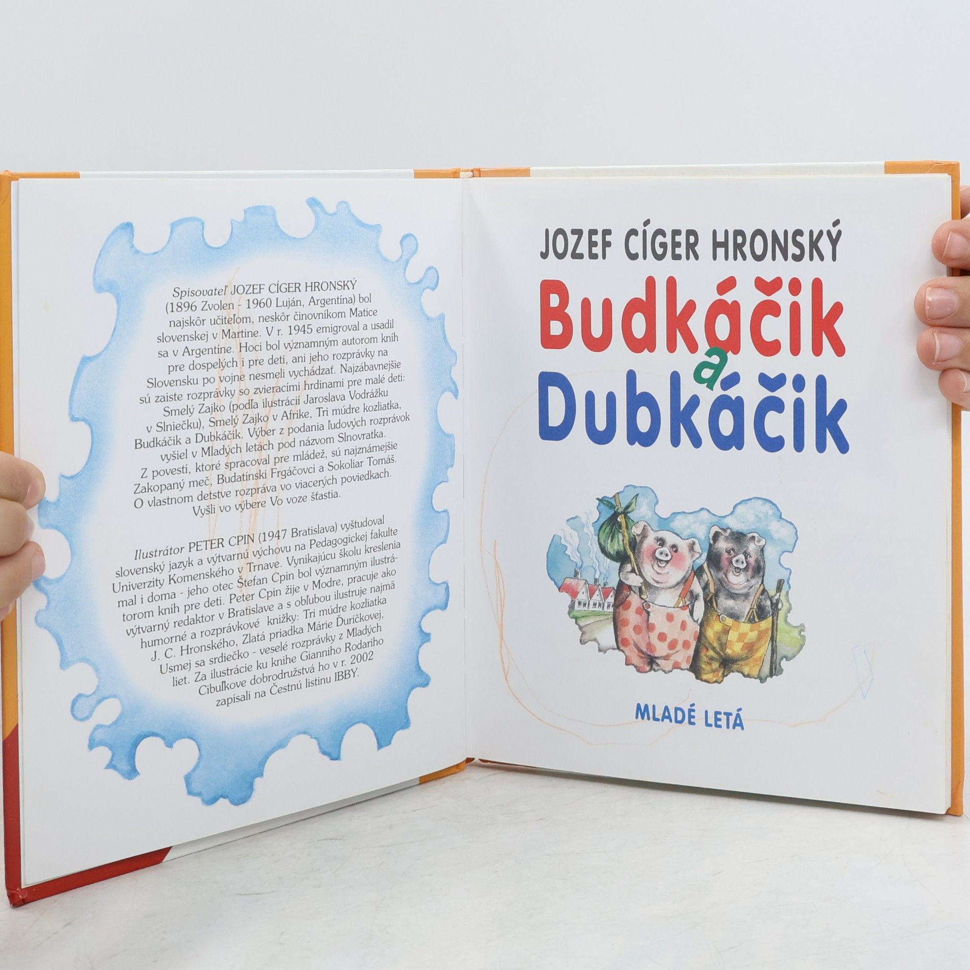 Jozef Cíger Hronský Budkáčik a Dubkáčik