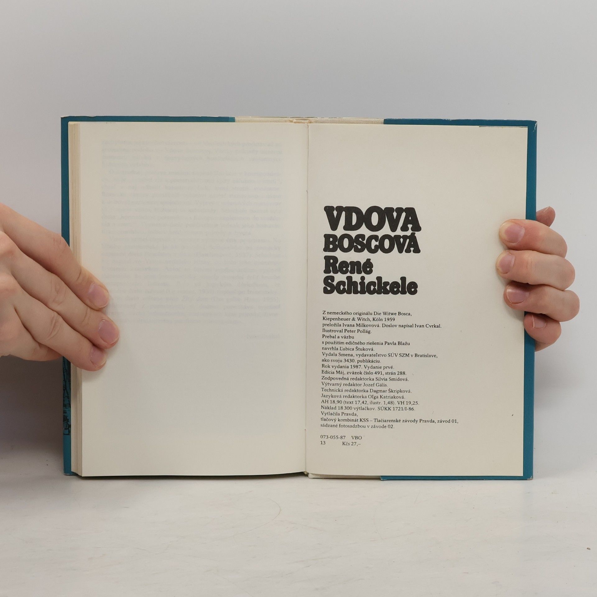 René Schickele Vdova Boscová