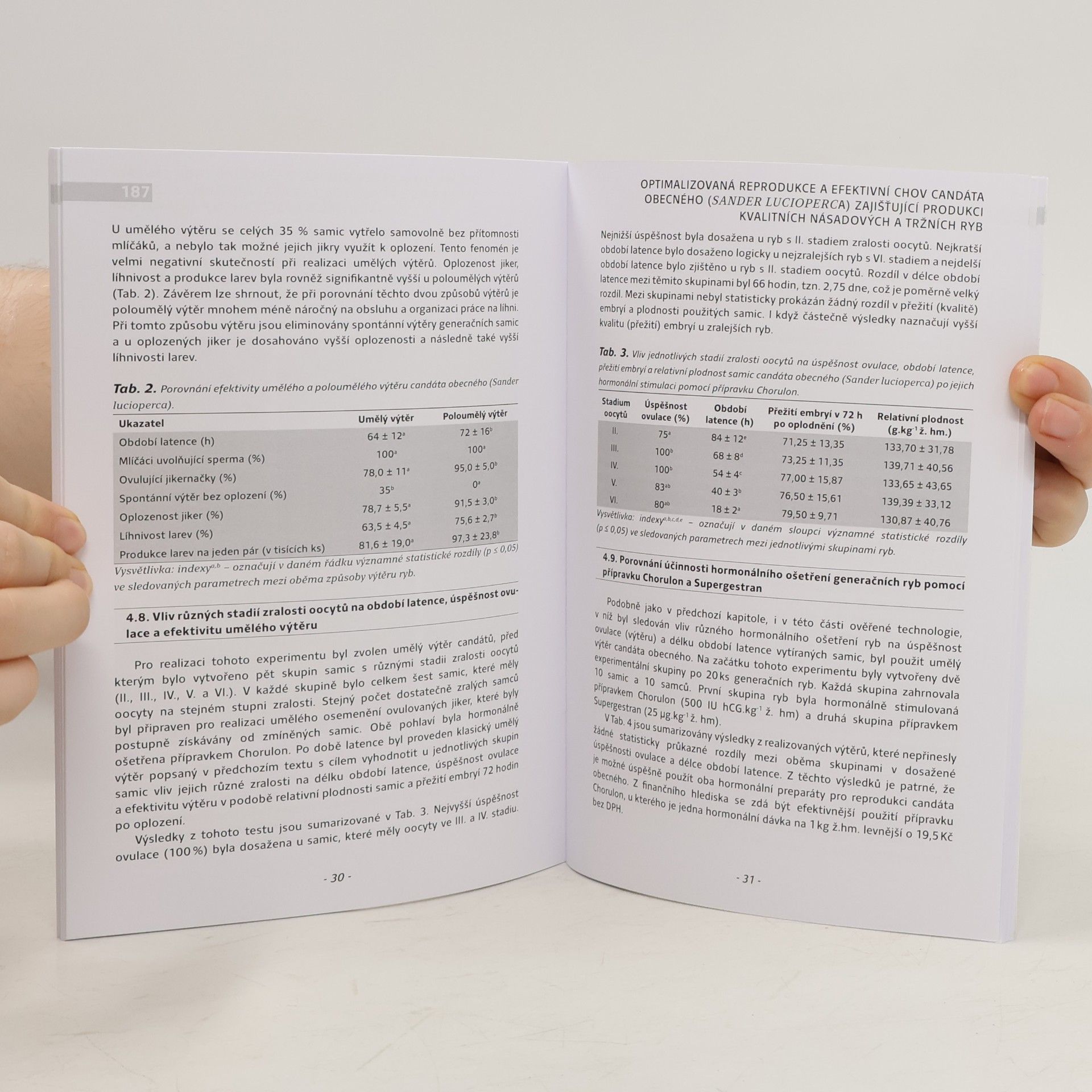 Kolektiv autorů Optimalizovaná reprodukce a efektivní chov candáta obecného (Sander lucioperca) zajišťující produkci kvalitních násadových a tržních ryb