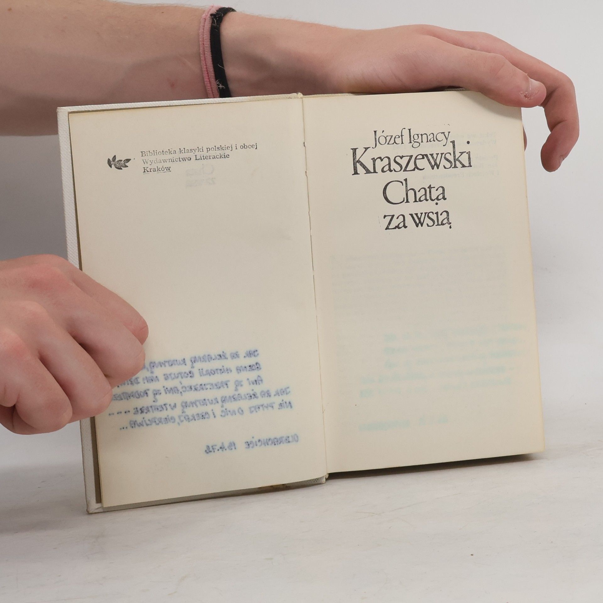 Józef Ignacy Kraszewski Chata za wsia