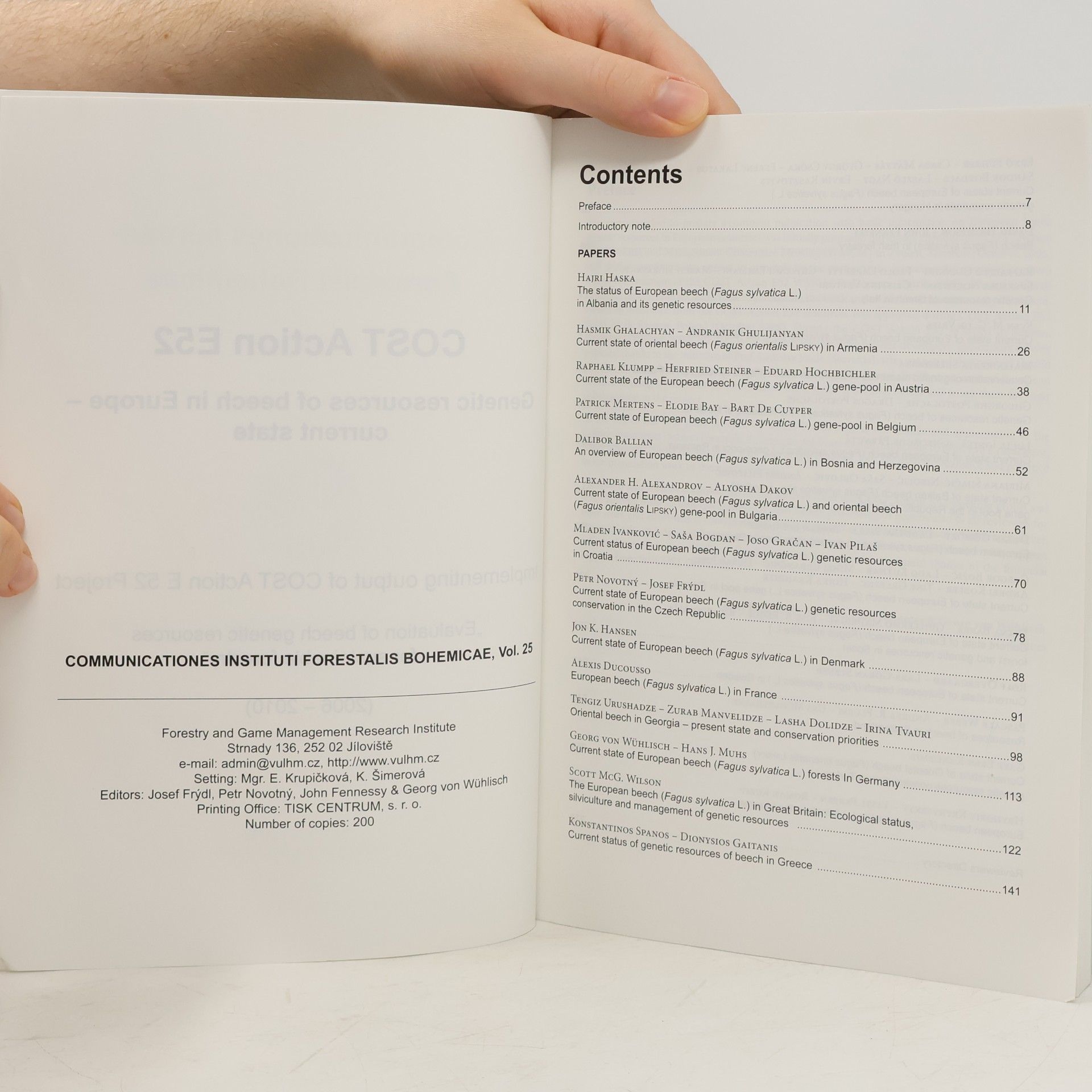 HAJRI HASKA Communicationes Instituti Forestalis Bohemicae, Vol. 25