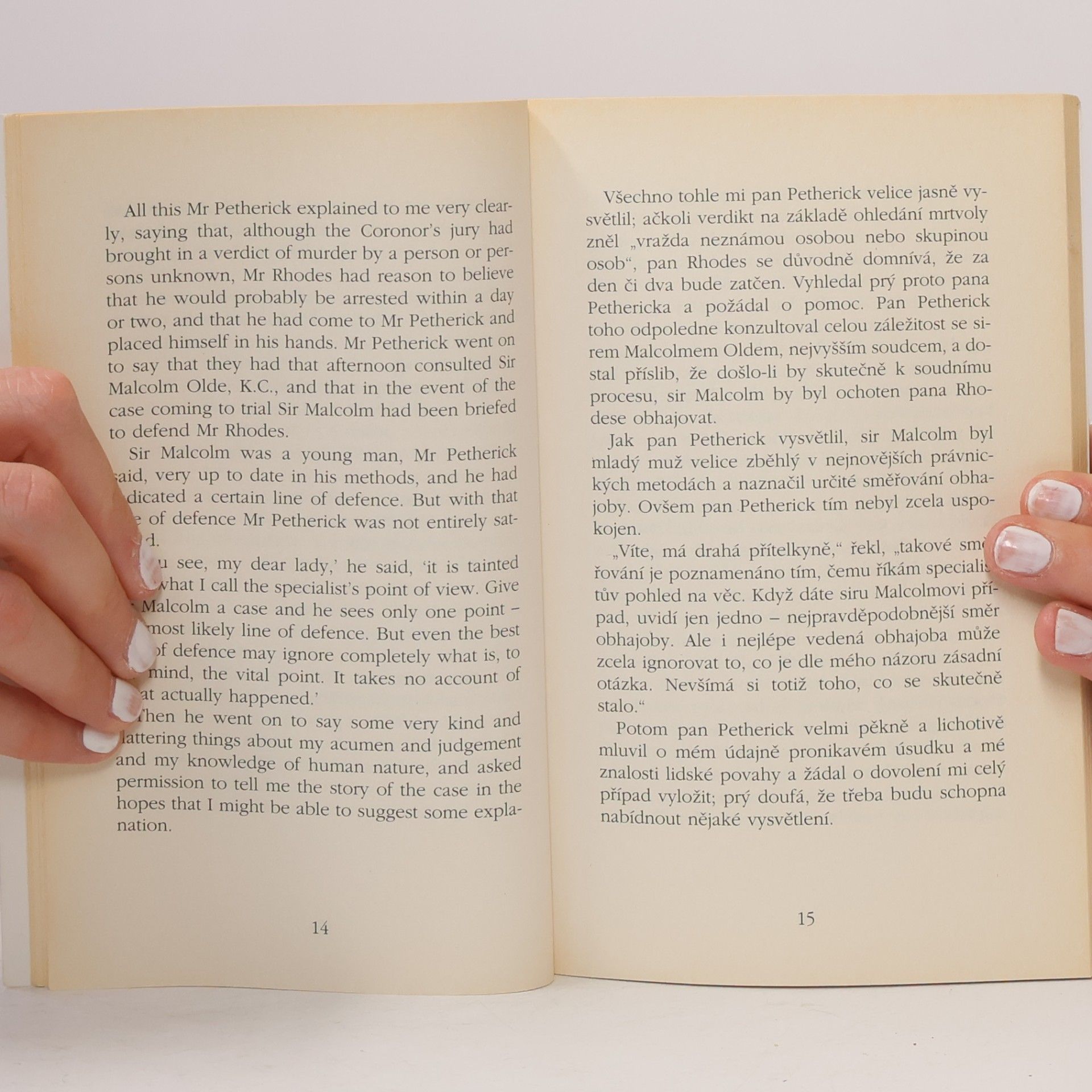 Agatha Christie Miss Marple tells a story = Slečna Marplová vypravuje
