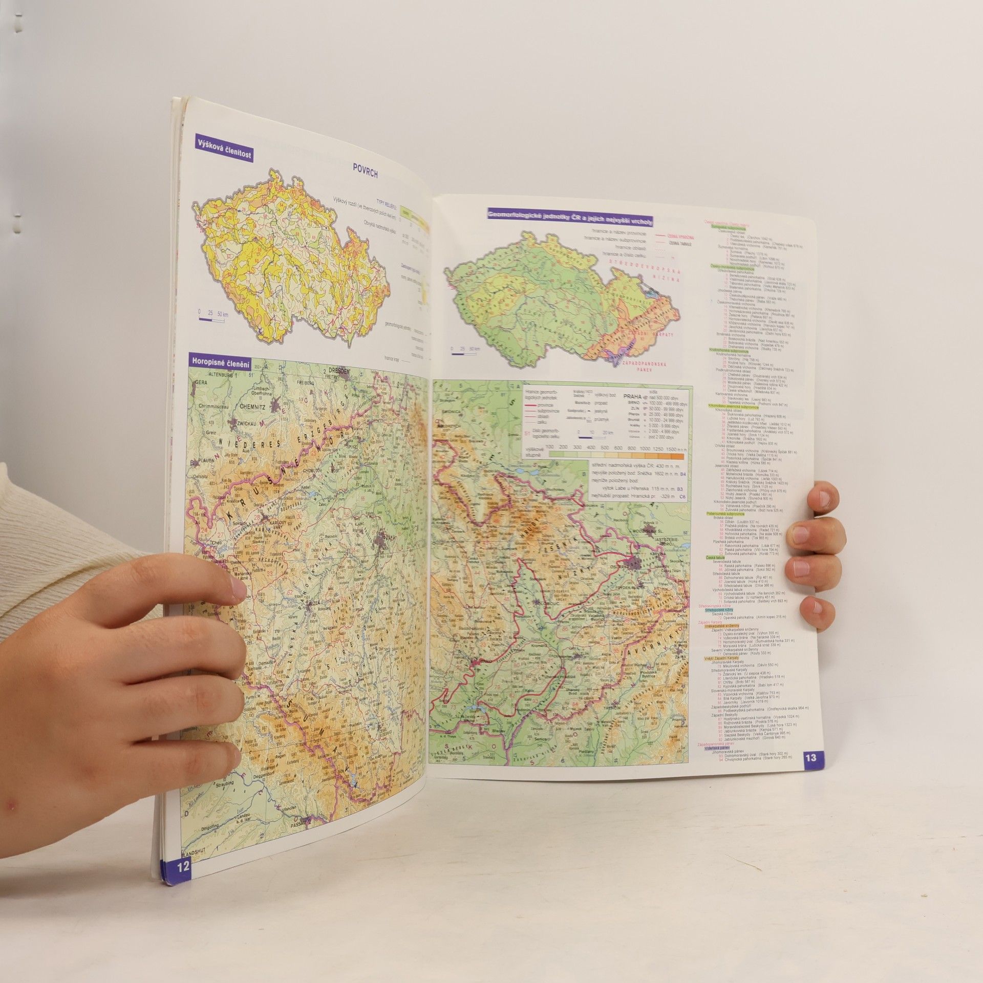 Collectif d'auteurs Školní atlas České republiky