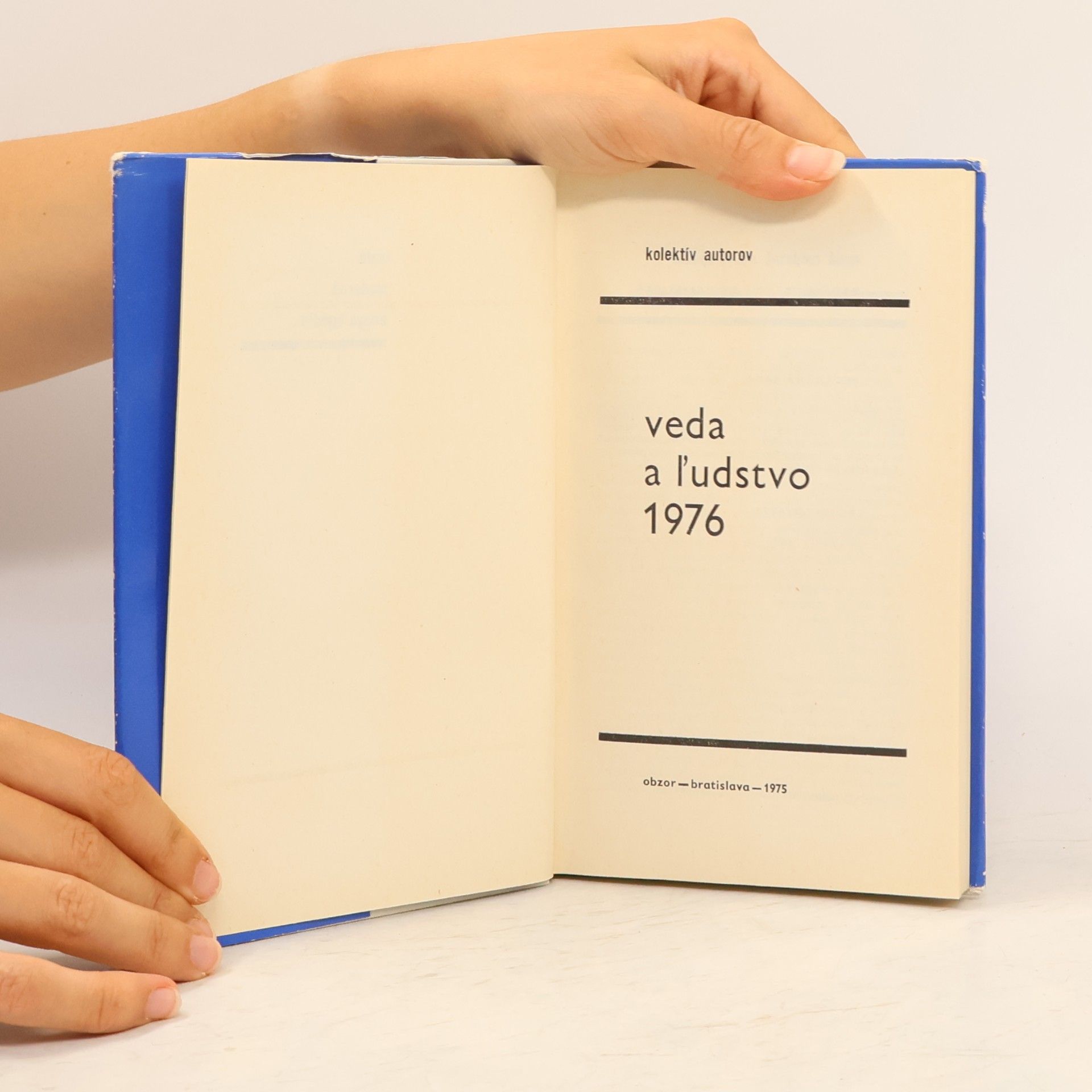 Ondrej Sporka Veda a ľudstvo 1973