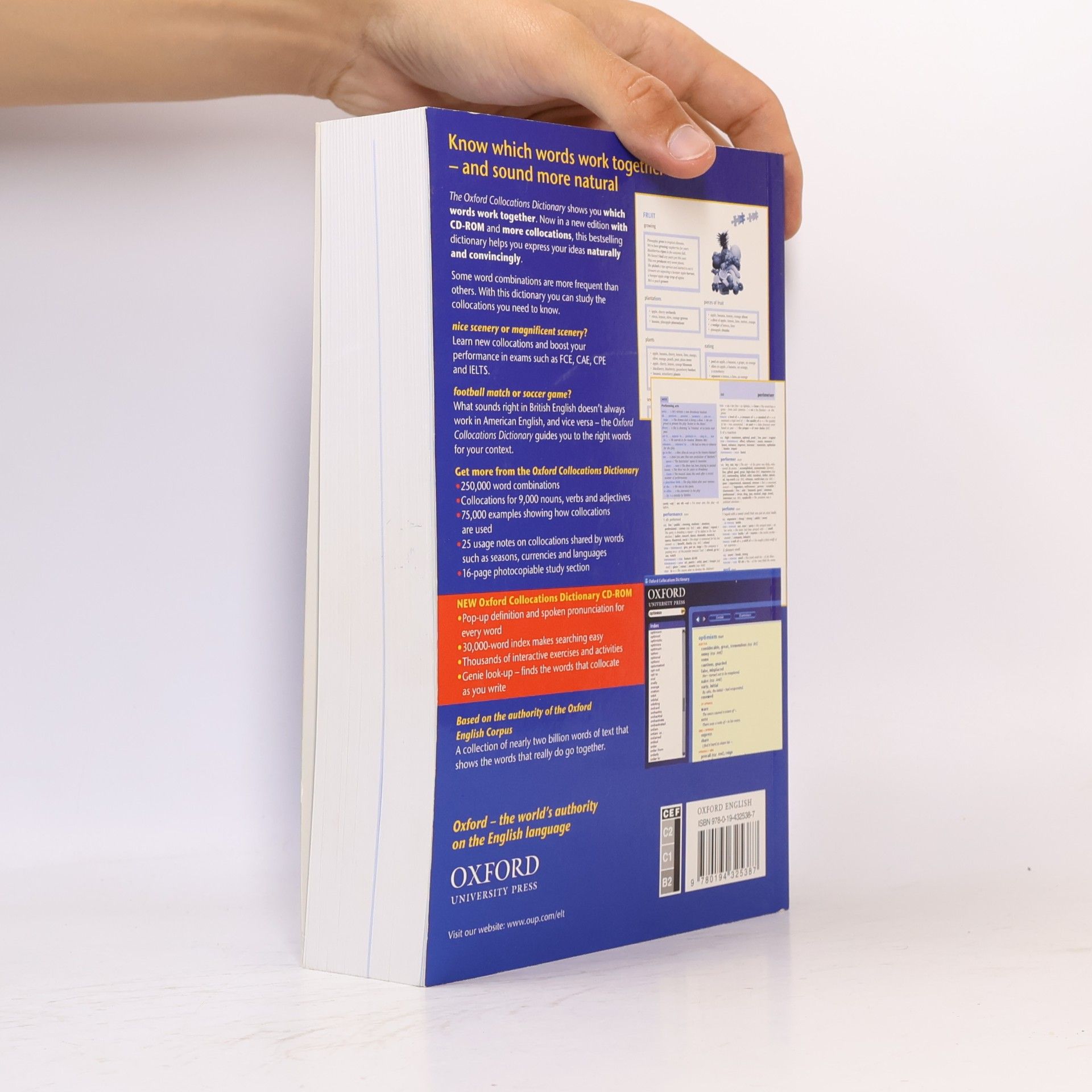 Colin McIntosh Oxford collocations dictionary for students of English