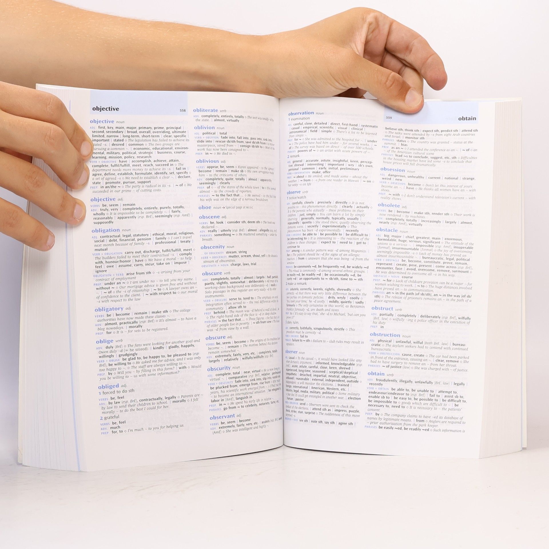 Colin McIntosh Oxford collocations dictionary for students of English