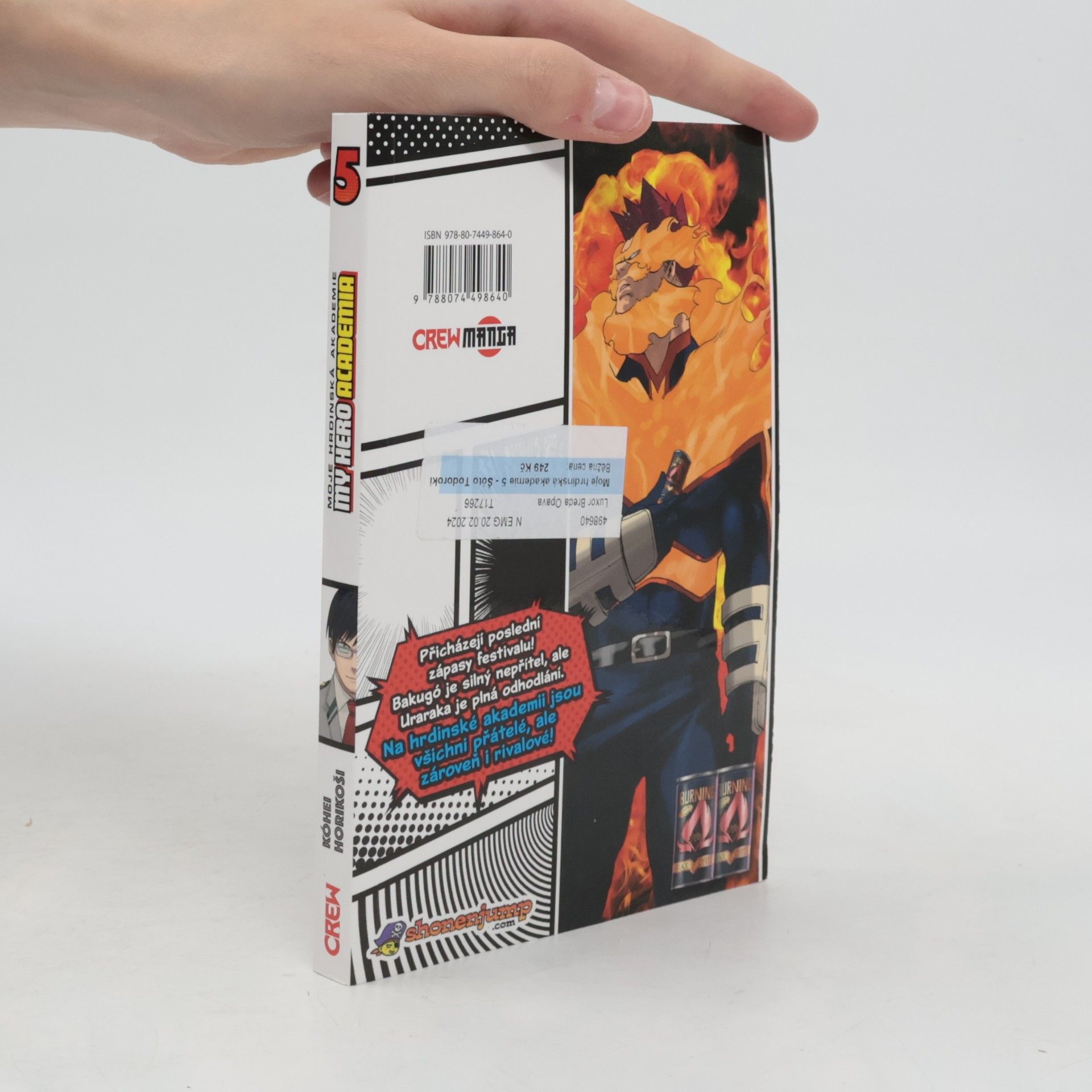 Kōhei Horikoshi My Hero Academia. Moje hrdinská akademie 5. Šóto Todoroki: Počátek