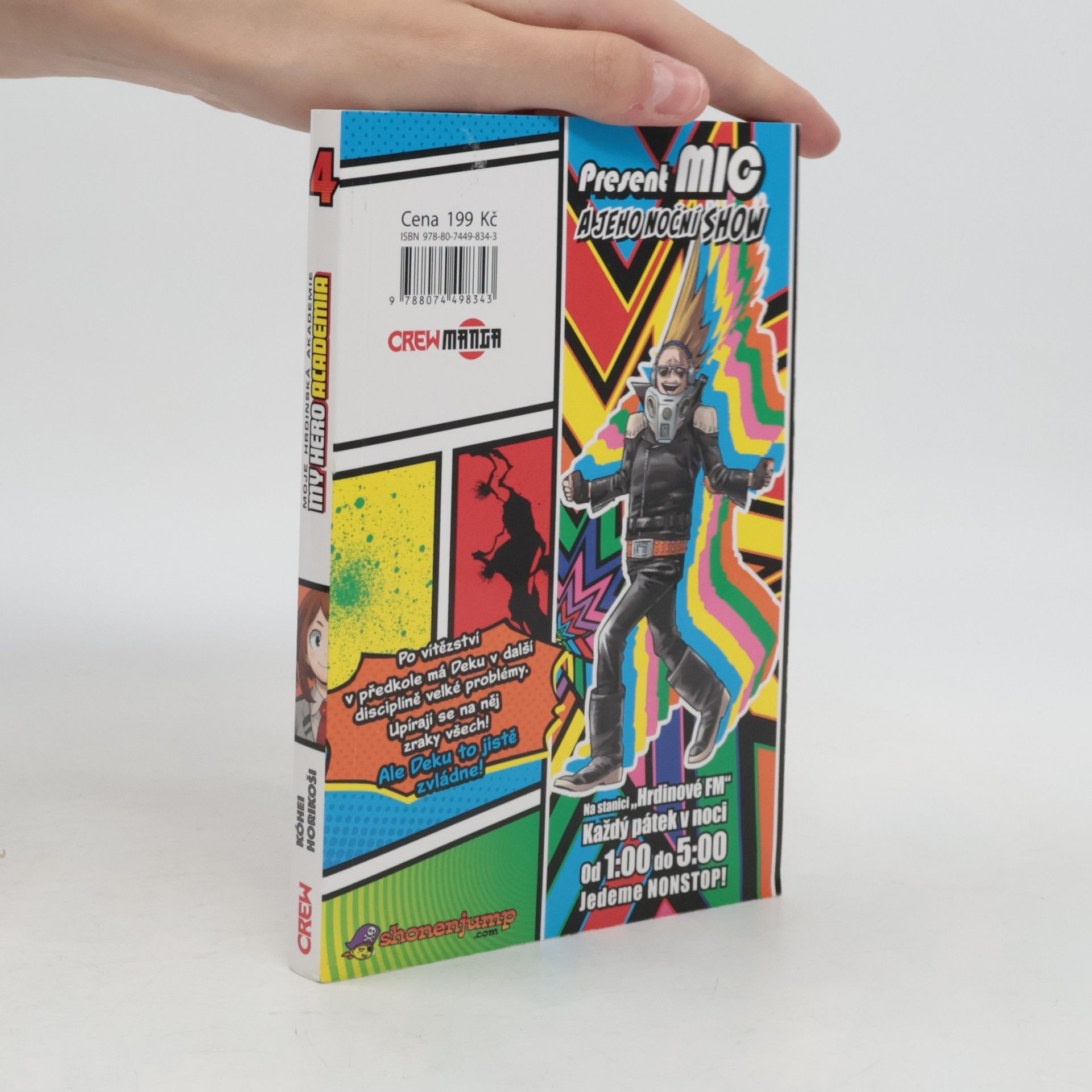 Kōhei Horikoshi My Hero Academia 4. Chlapec, který měl všechno.