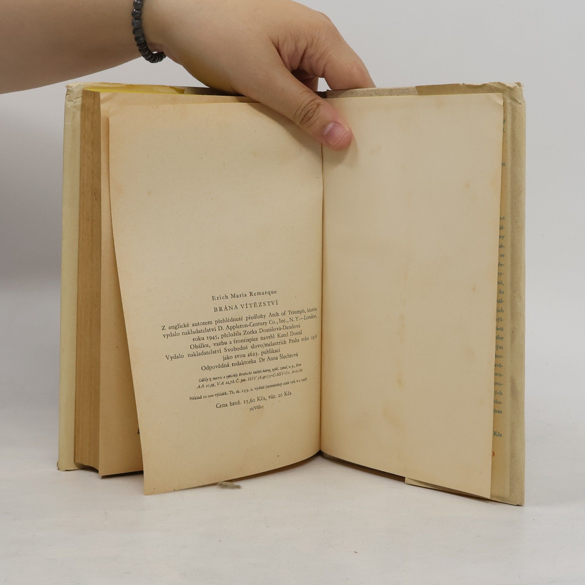 Erich Maria Remarque Brána vítězství