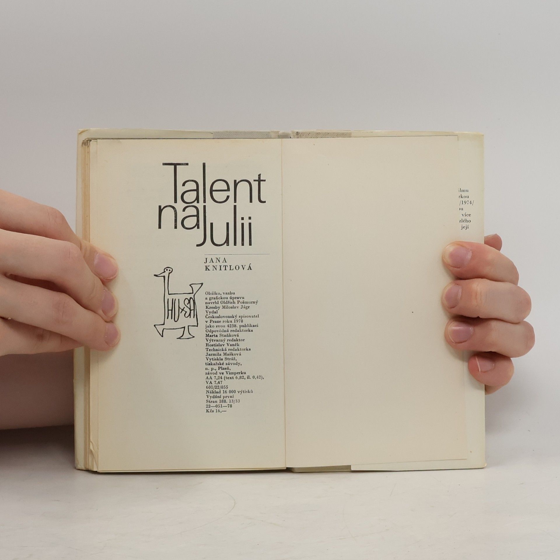 Jana Knitlová Talent na Julii