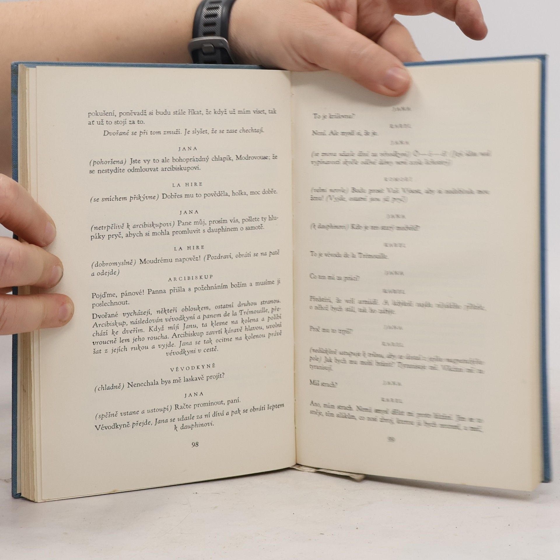 Frank Tetauer Svatá Jana. Kronikářská hra o šesti obrazech s epilogem