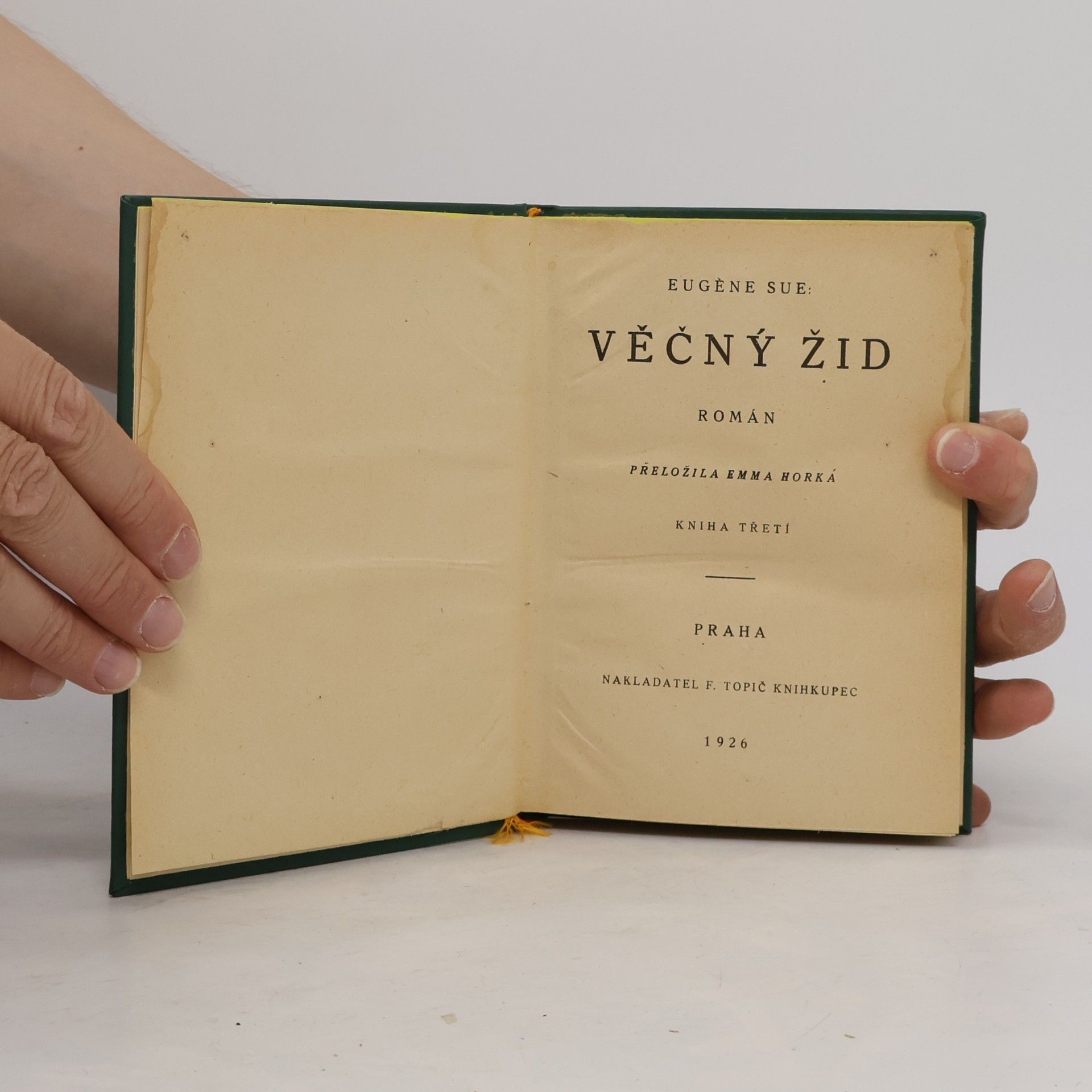 Eugène Sue Věčný žid III. díl