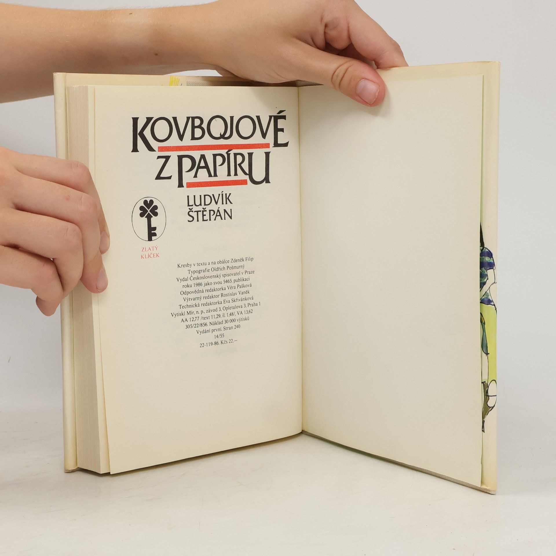 Ludvík Štěpán Kovbojové z papíru
