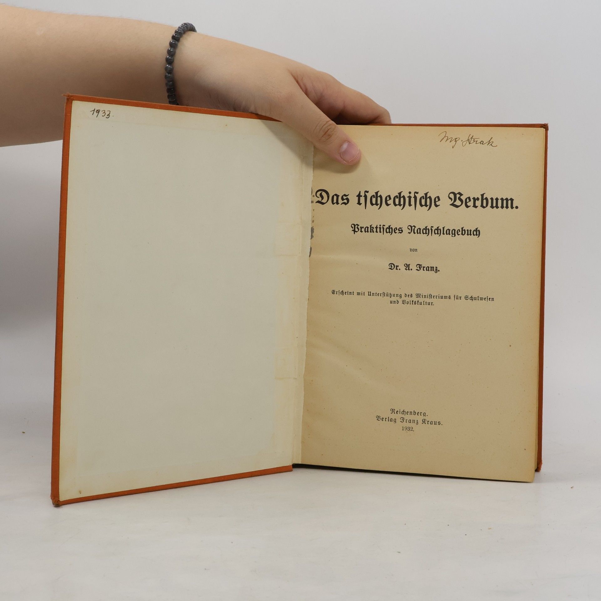 Augustin Franz Das tschechische Verbum