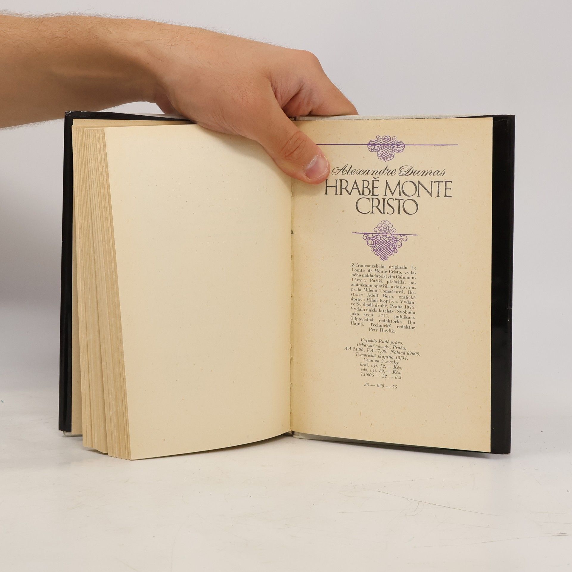 Alexandre Dumas der Ältere Hrabě Monte Cristo 5.-6. díl