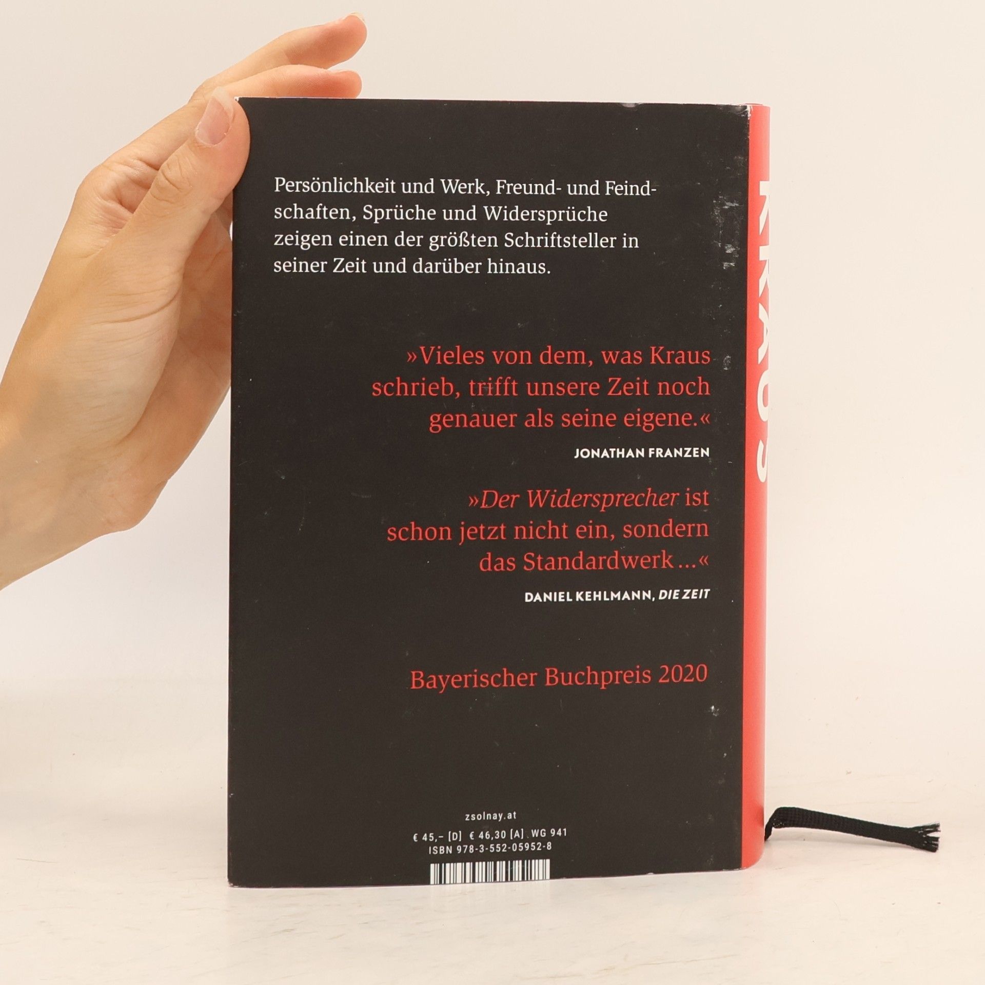 Jens Malte Fischer Karl Kraus : der Widersprecher