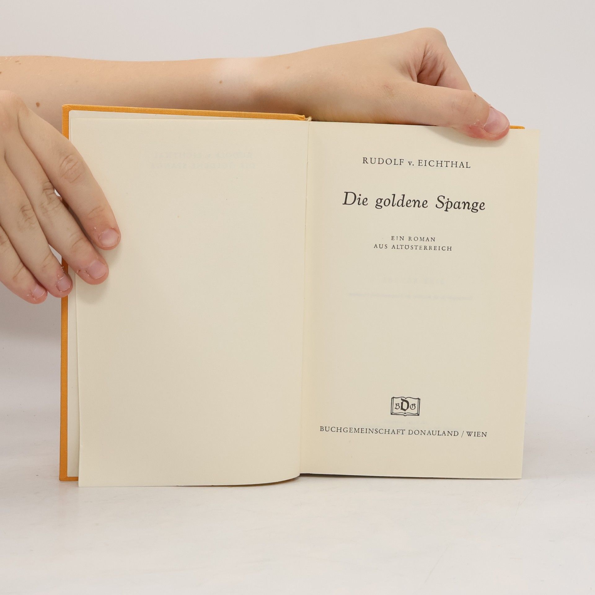 Rudolf von Eichtal Die goldene Spange