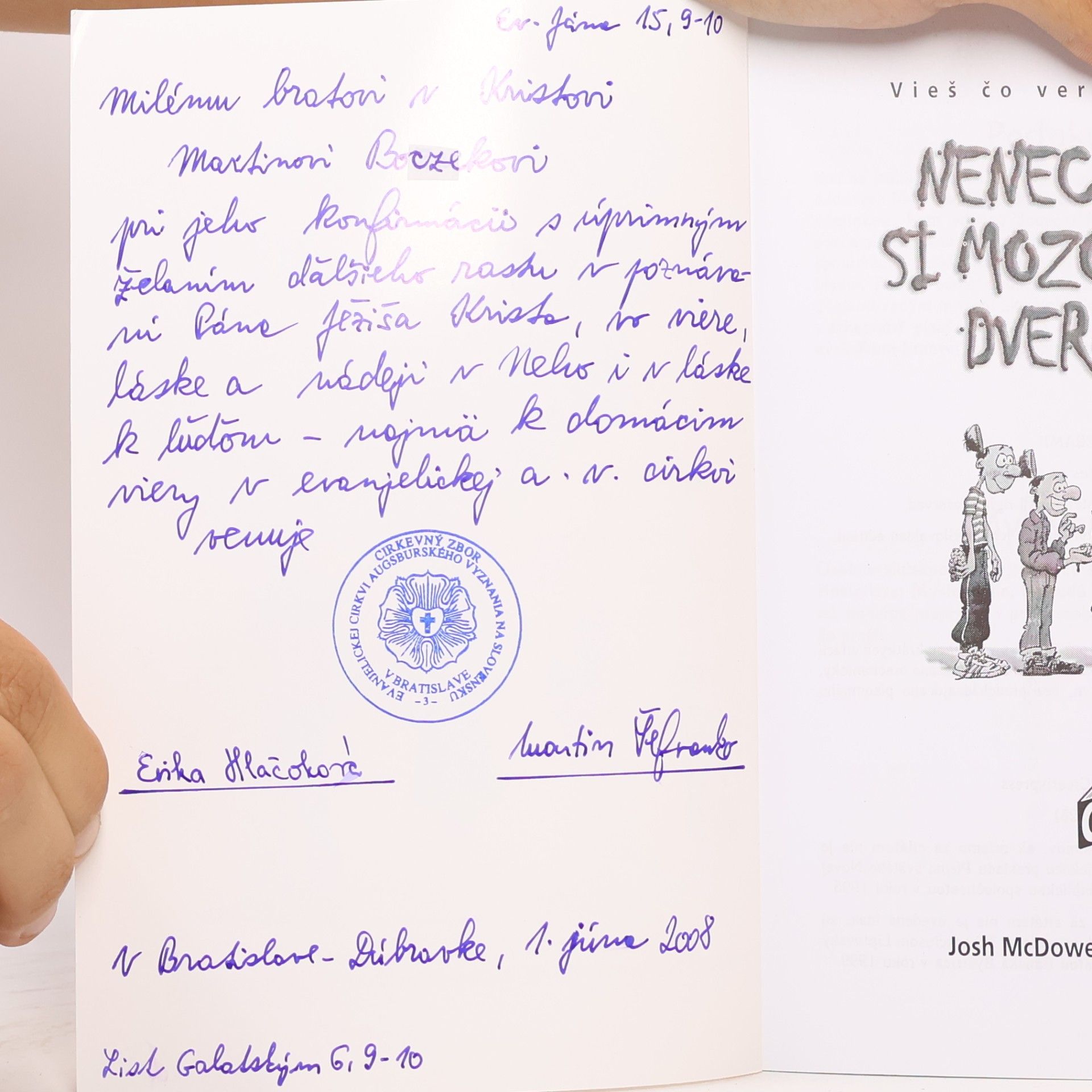 Josh Mac Dowell Nenechávaj si mozog pred dverami!