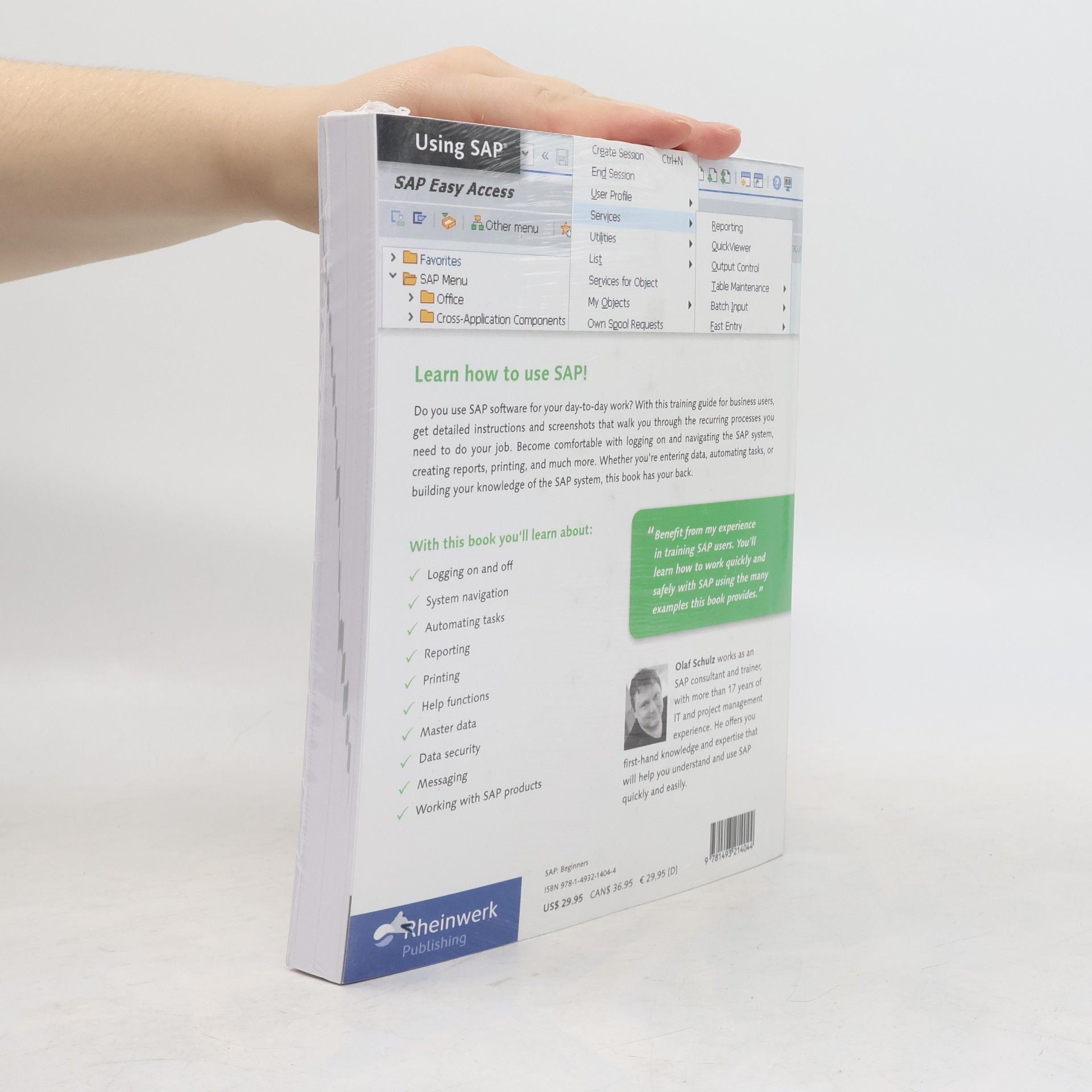 Olaf Schulz Using SAP: An introduction for beginners and business users