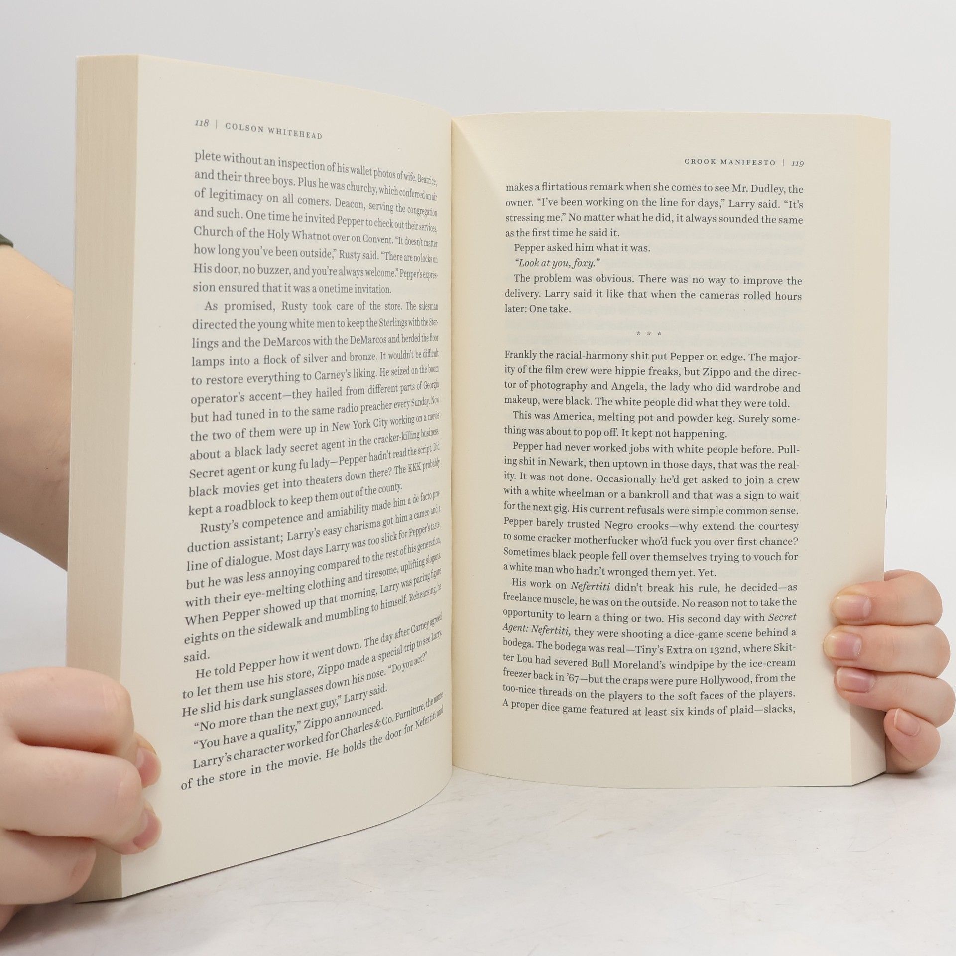 Colson Whitehead Crook Manifesto