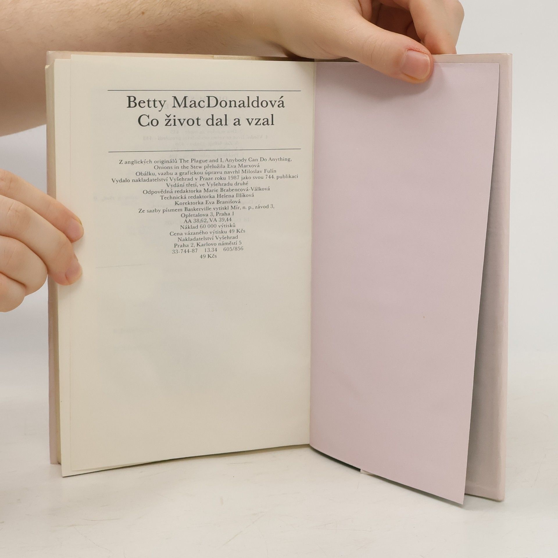 Betty MacDonald Co život dal a vzal