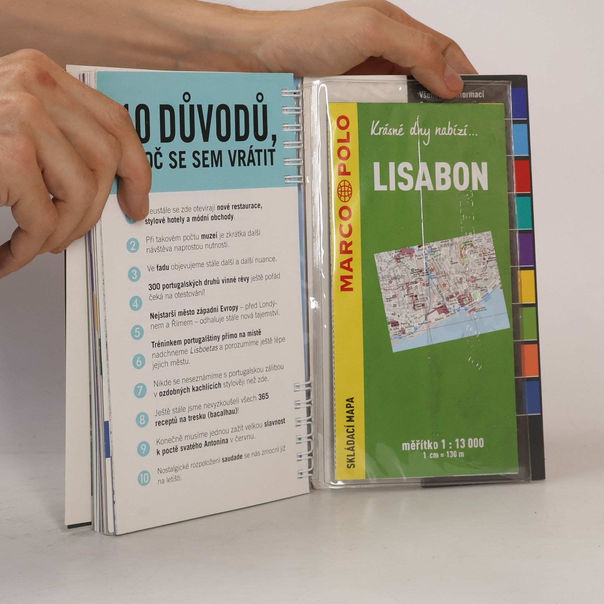 Kathleen Becker Lisabon / průvodce na spirále s mapou MD